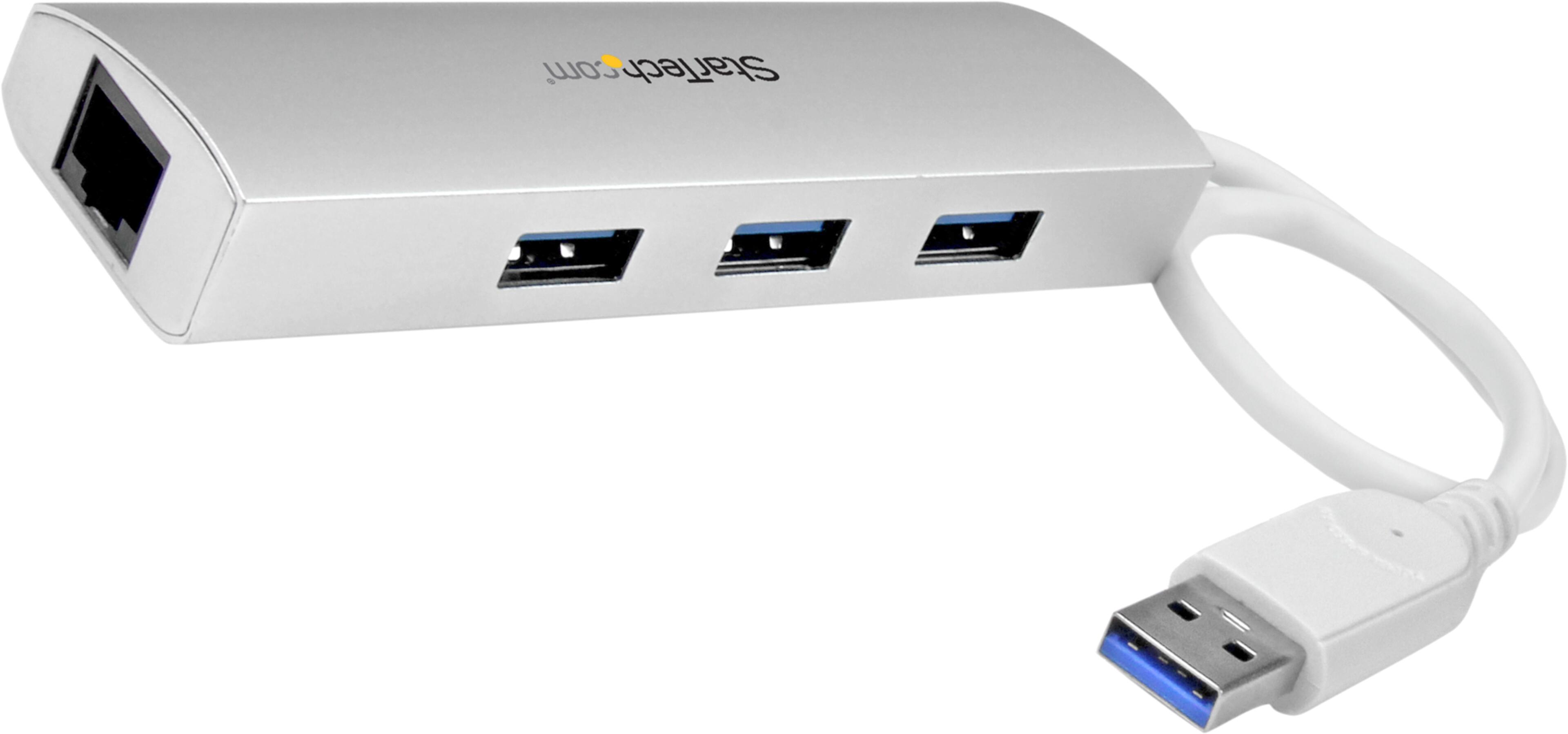 StarTech USB Hub 3.0 3-port + Gb Ethern.