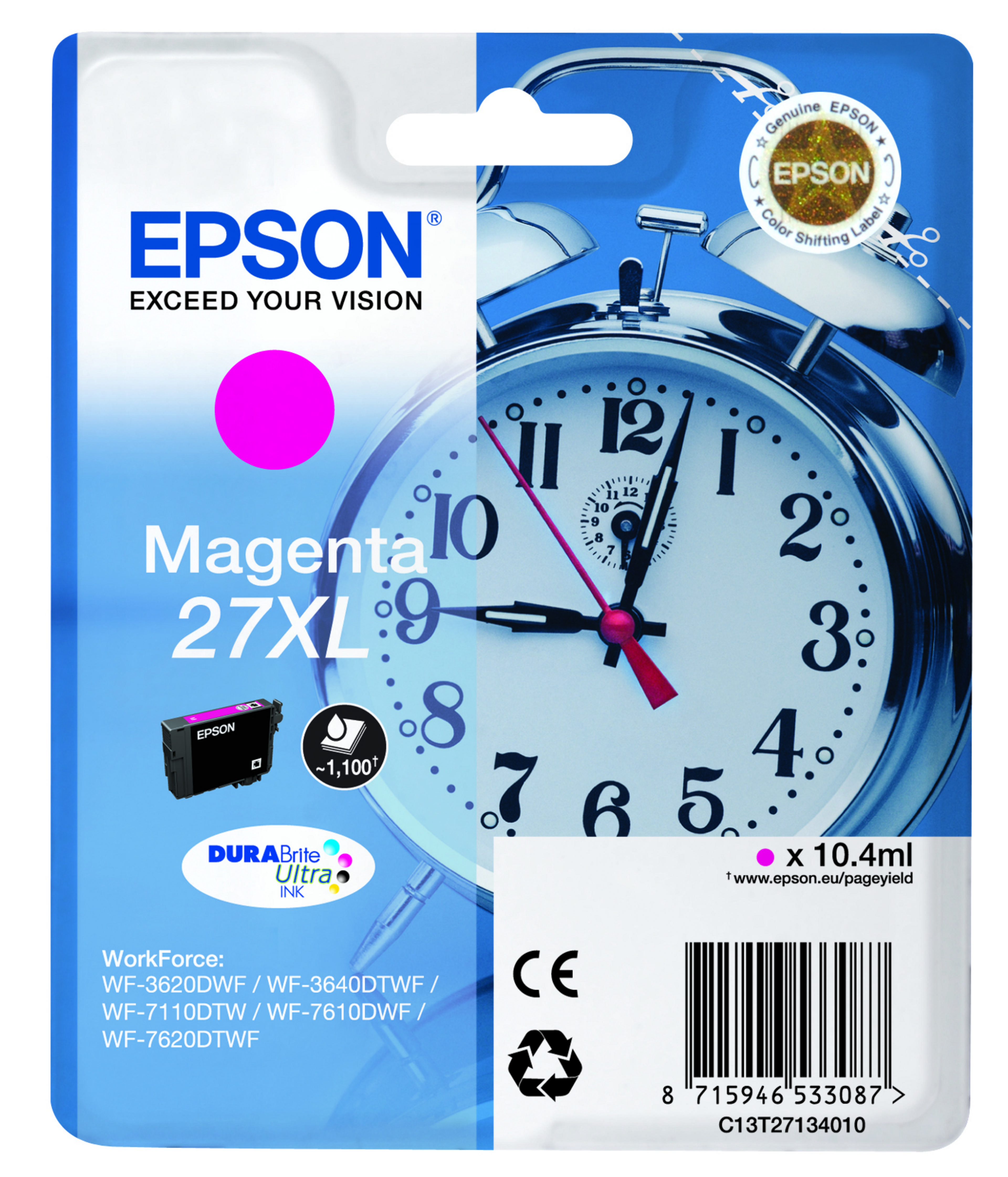 Epson 27XL Ink Magenta