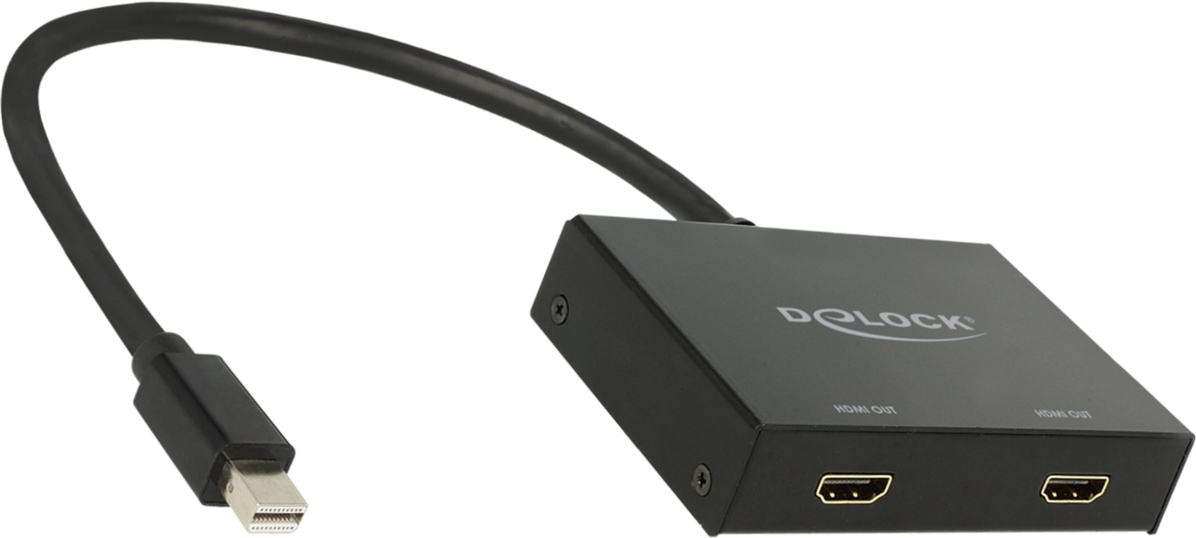 Delock Mini DP - HDMI Splitter 1:2