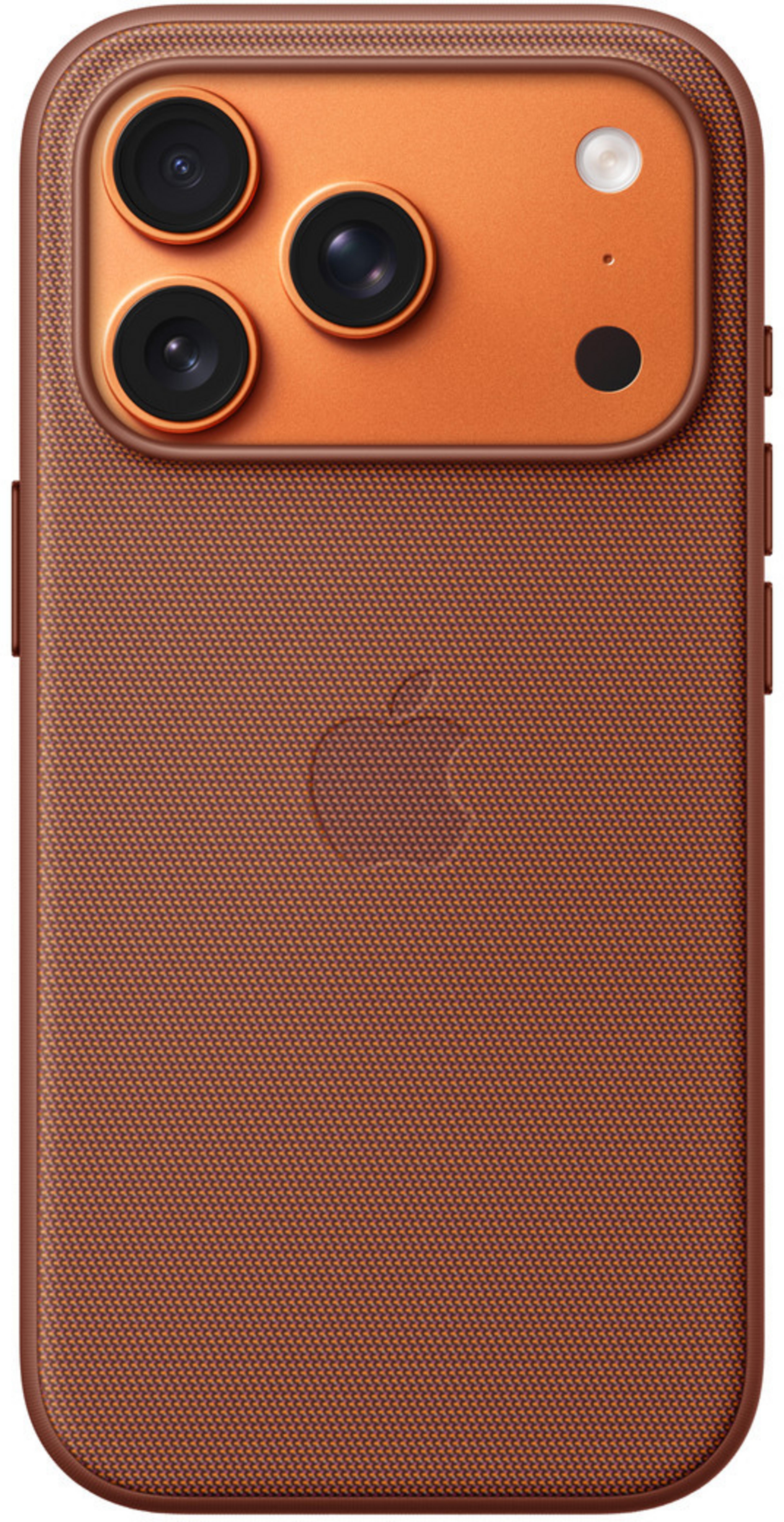 Coque tissage tech Apple iPh17Pro sienne