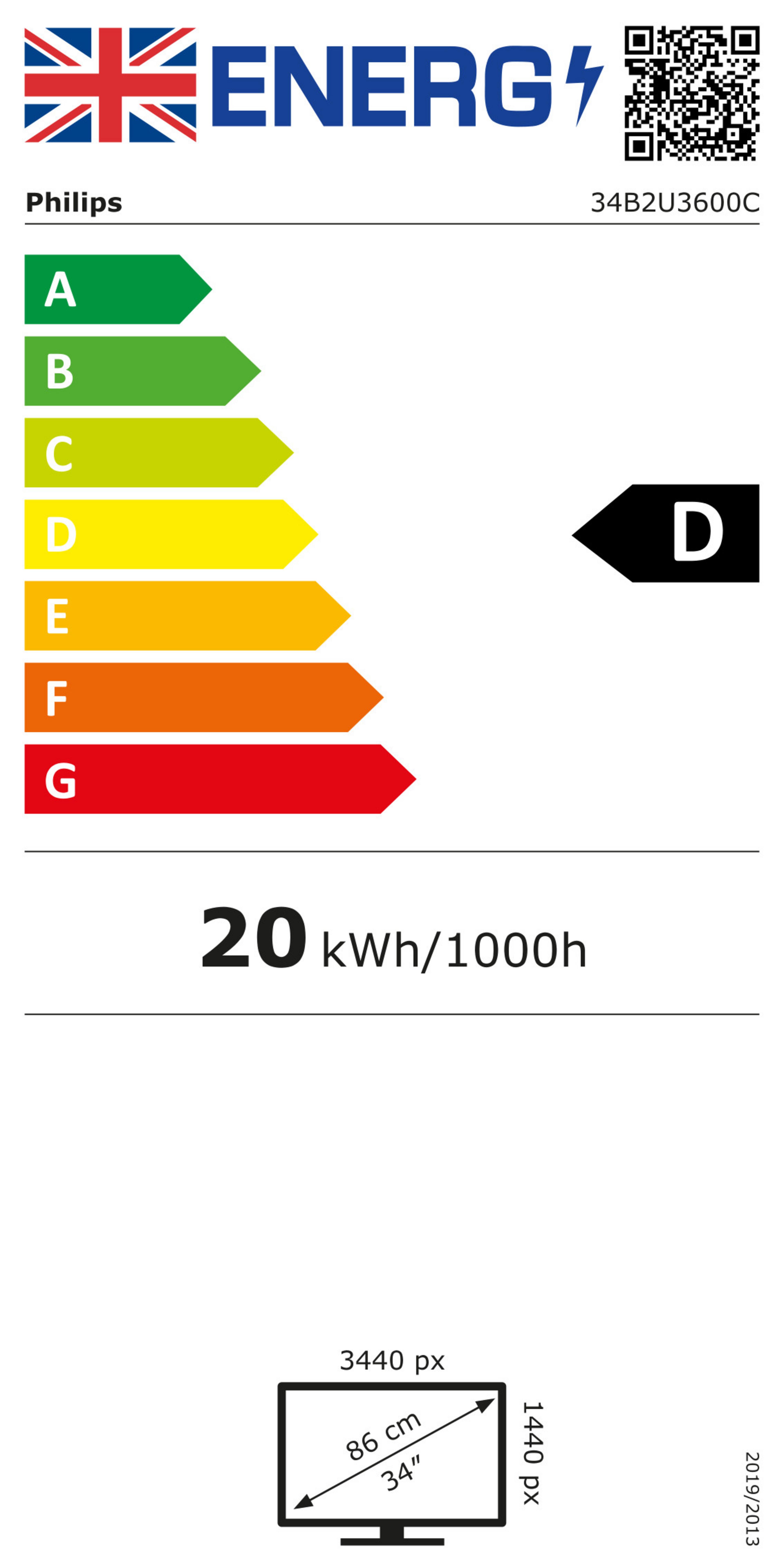 Philips 34B2U3600C Curved Monitor
