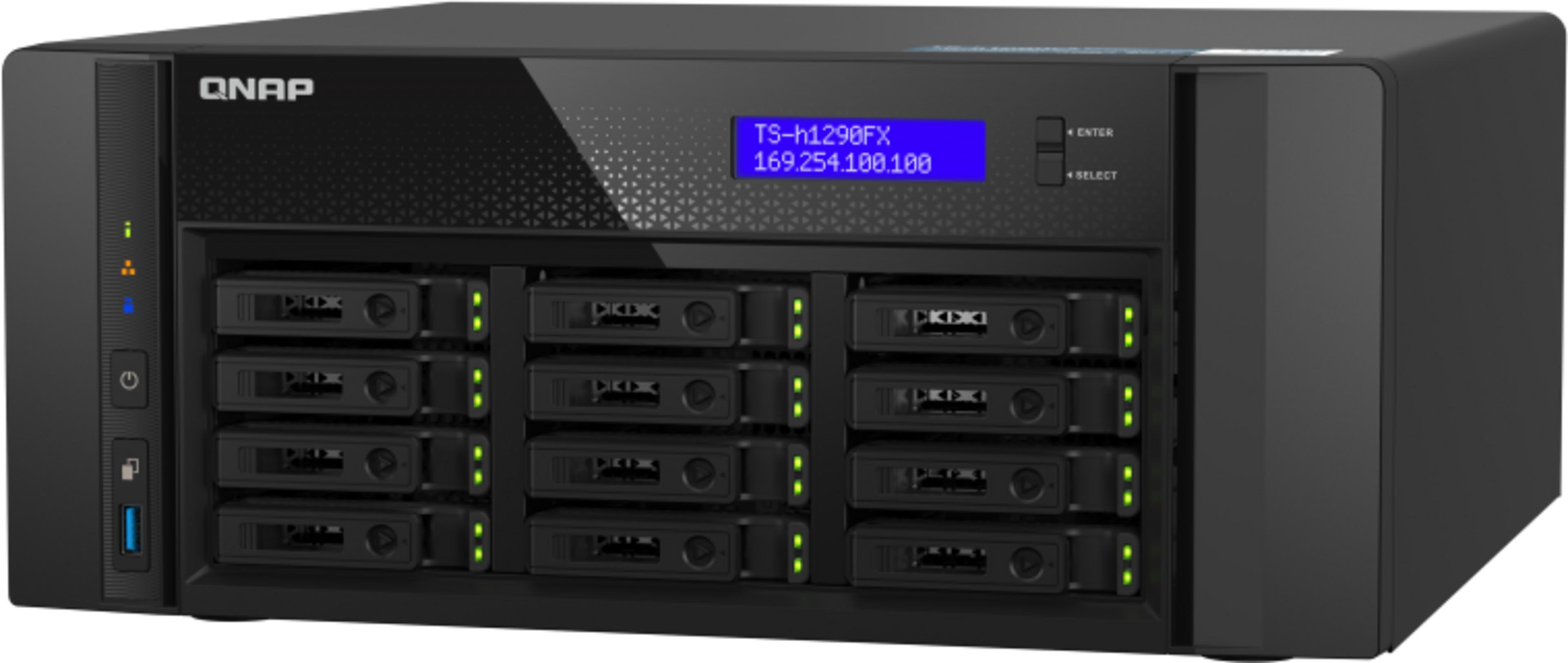 QNAP TS-h1290FX 128GB 12-bay NAS
