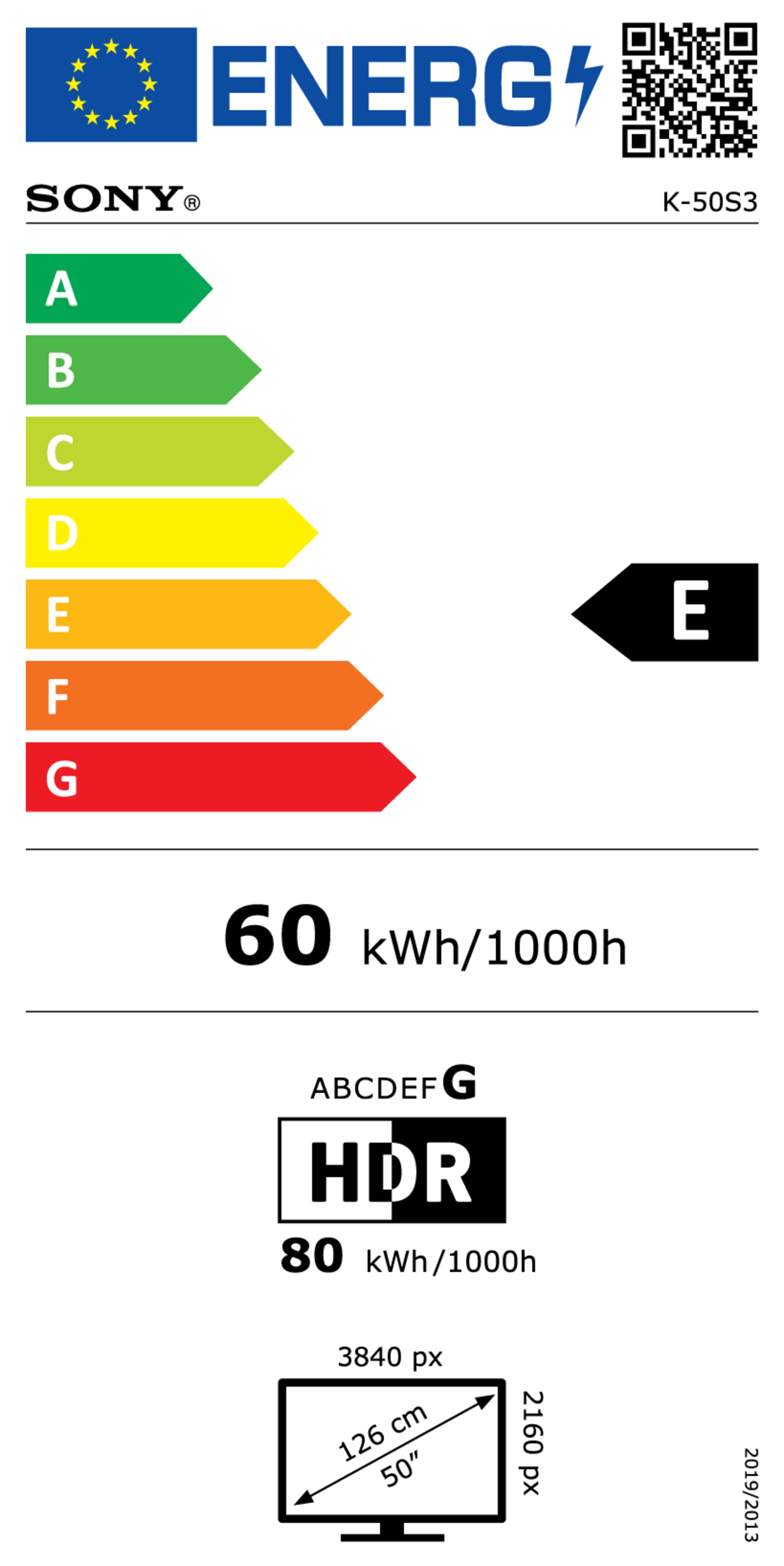 Écran Sony Bravia FWD-50S35