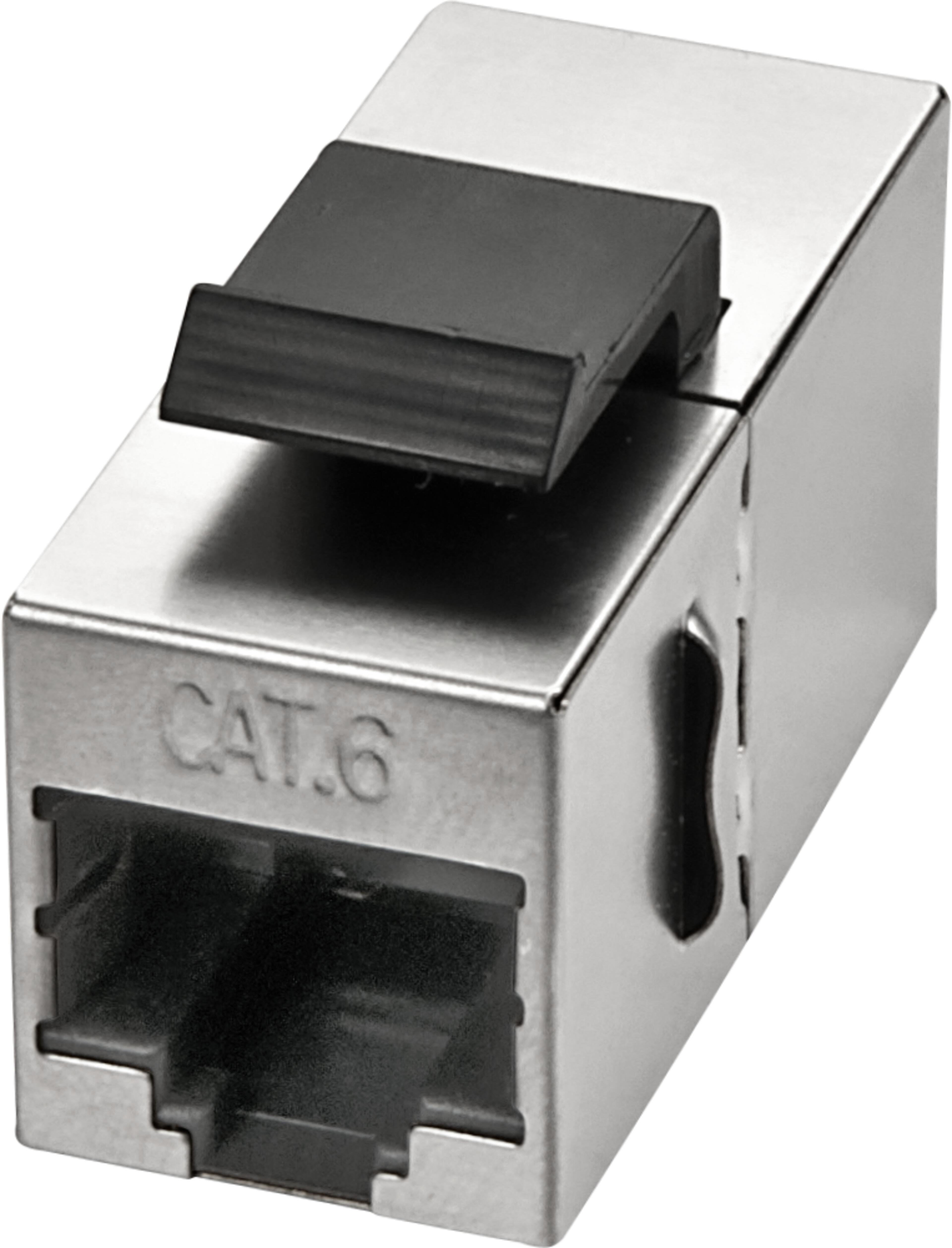 Keystone Jack 1 x RJ45 Bu - Bu Cat6 STP