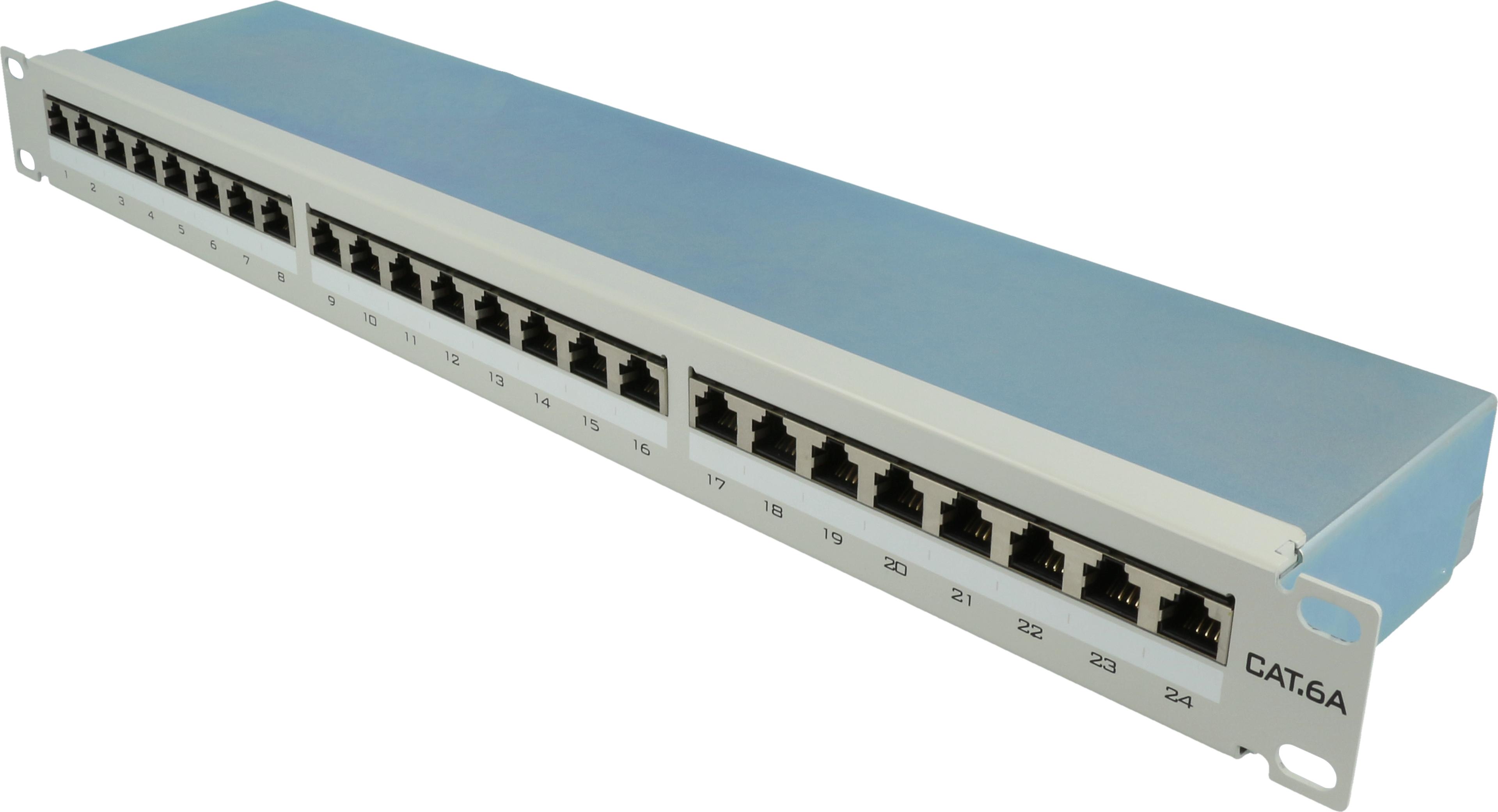 Patch Panel RJ45 24-port LSA+ Cat6a