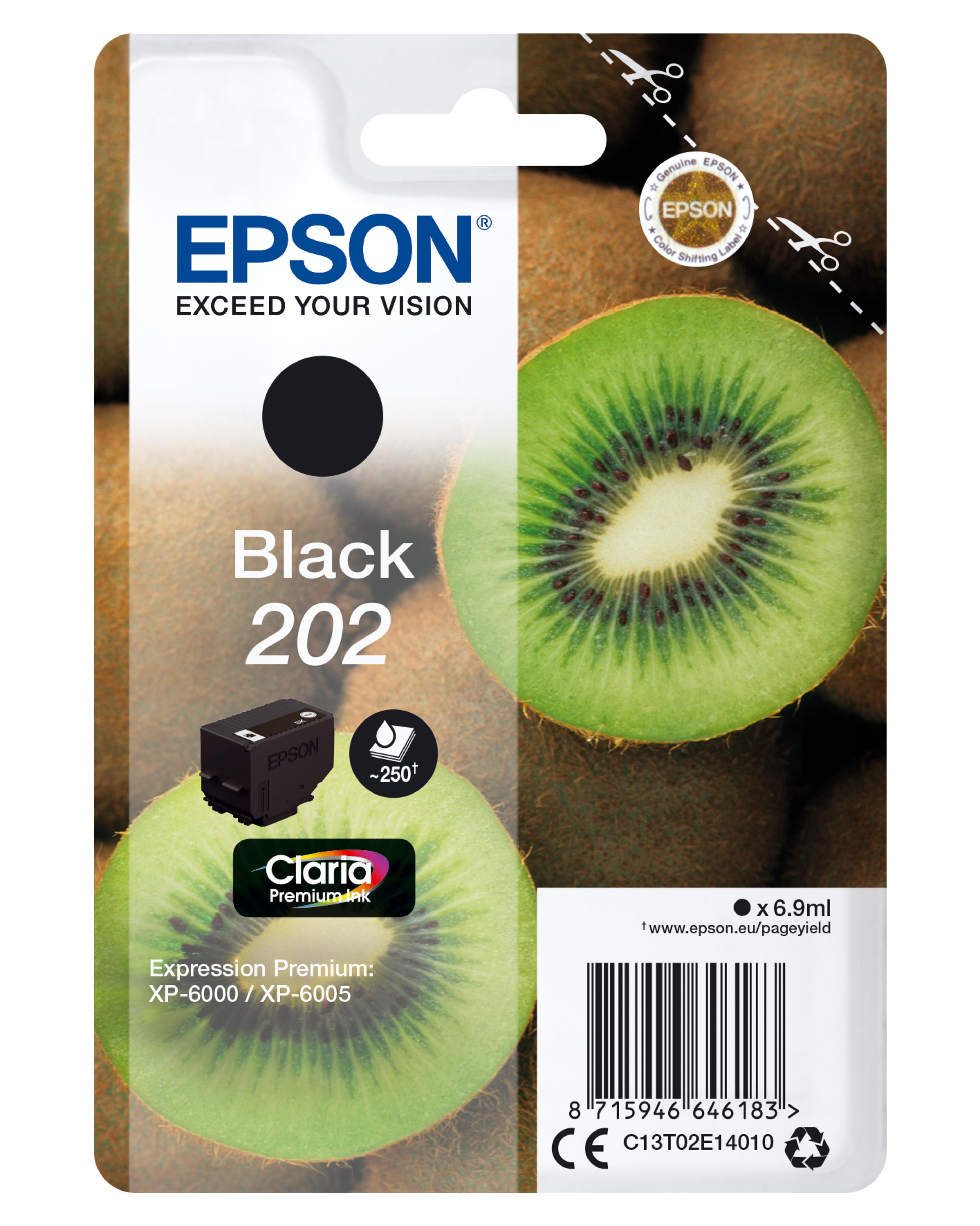 Encre Epson 202 Claria, noir