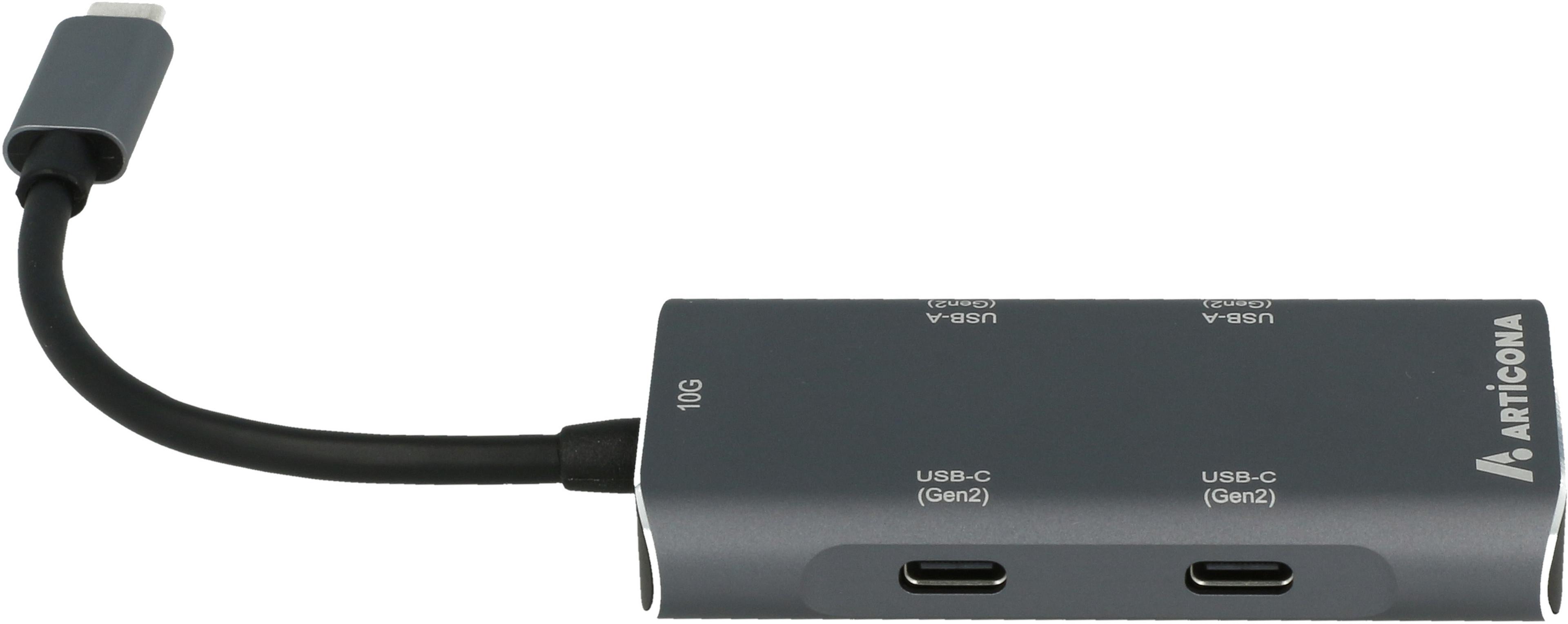 ARTICONA 4 portos USB-C 3.1 hub