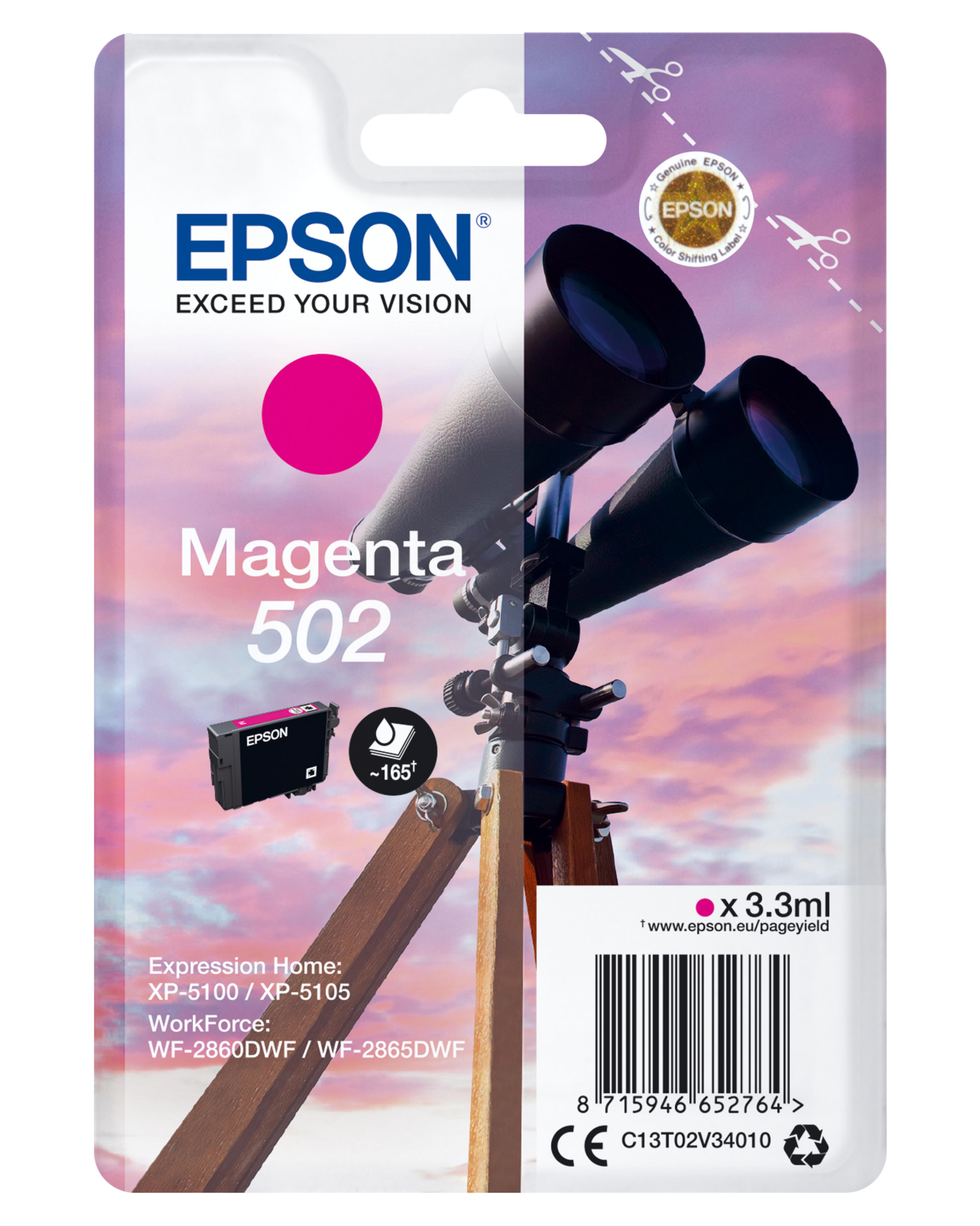Epson 502 Ink Magenta