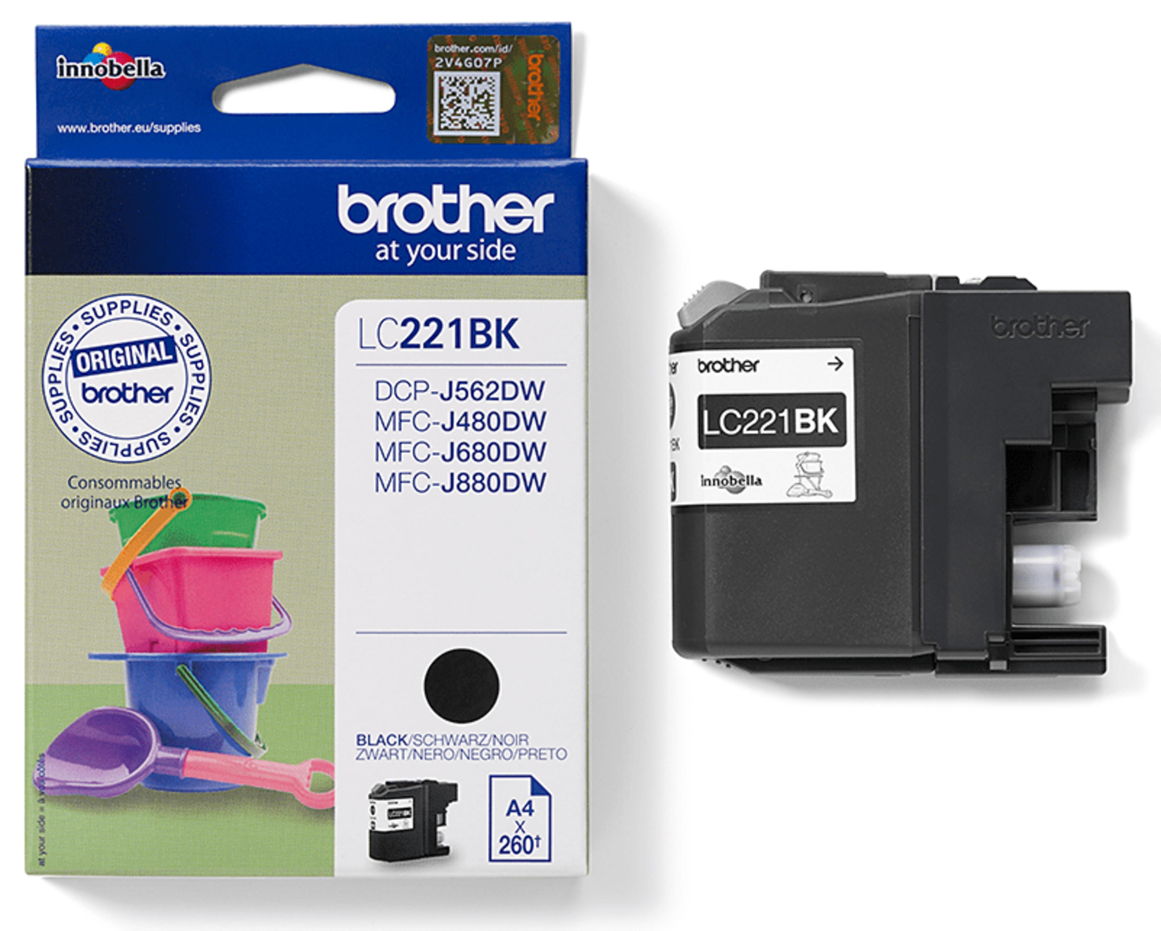 Brother LC-221BK Ink Black