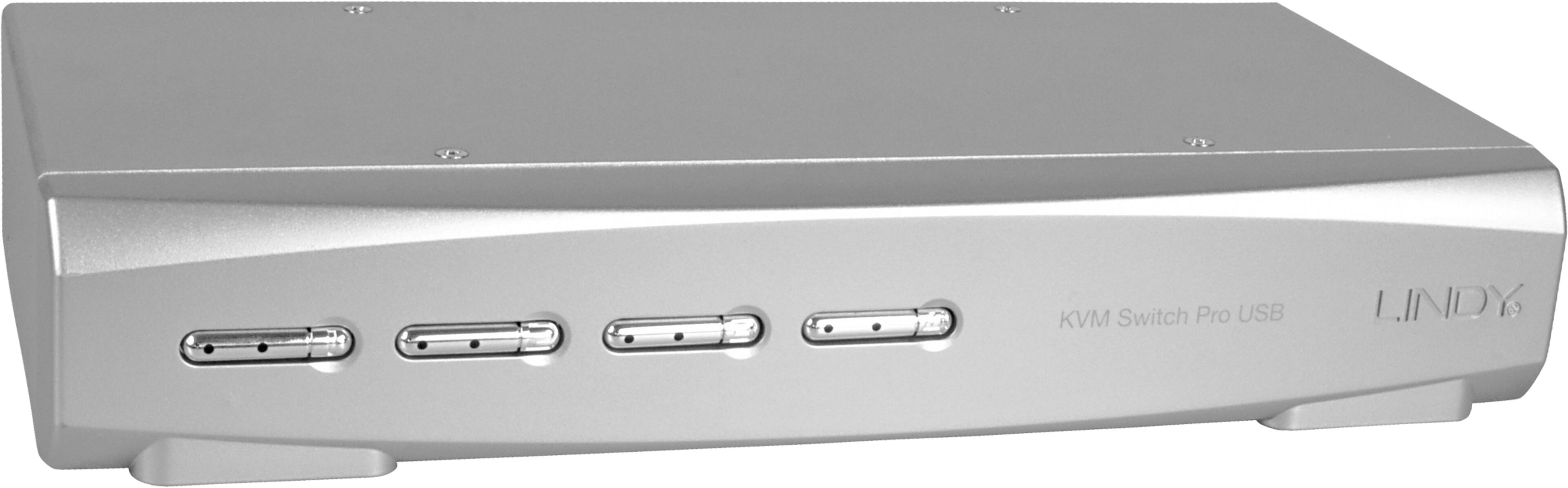 LINDY KVM-Switch Pro DVI-I USB 4Port