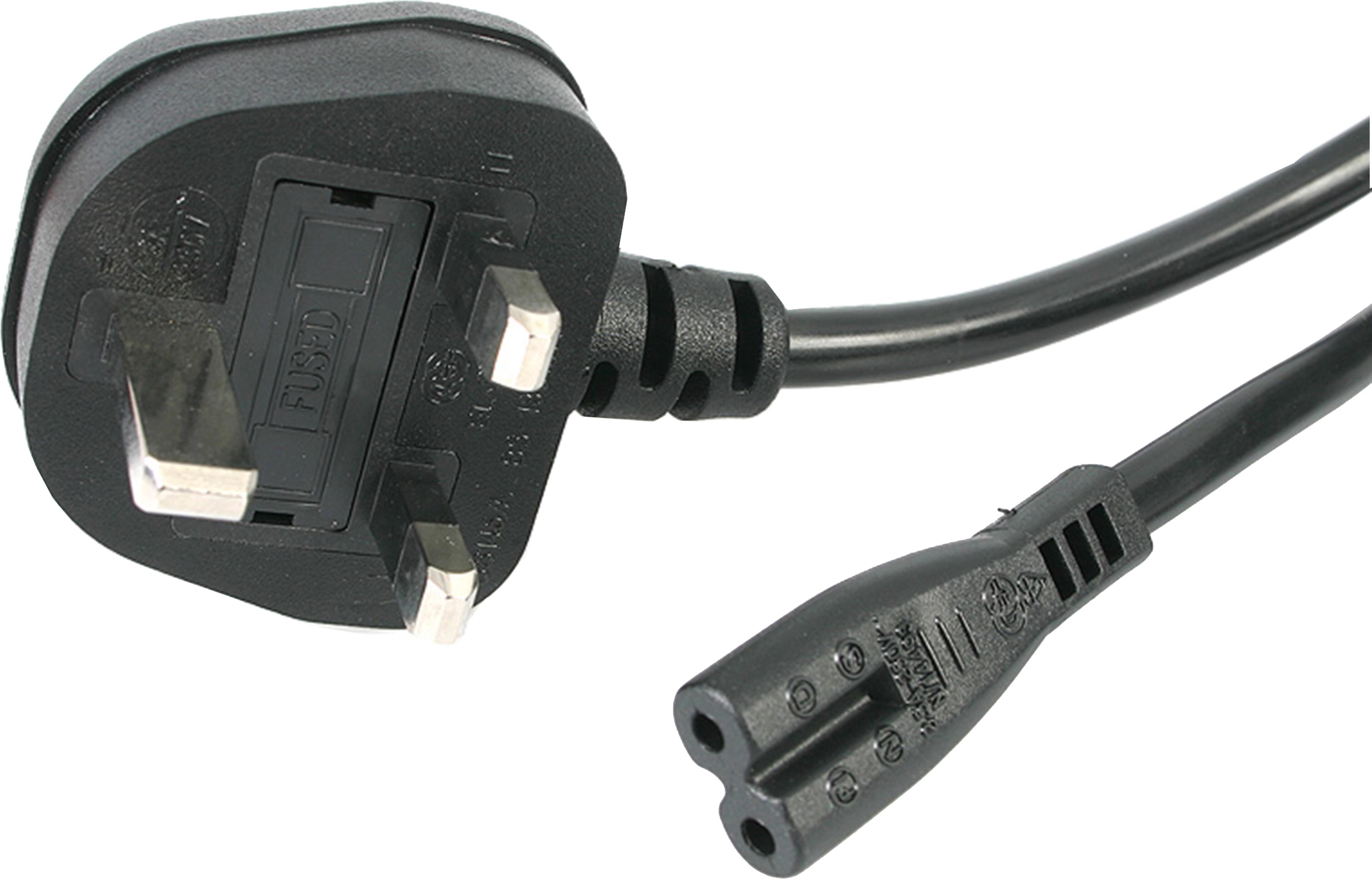 Power Cable Local/m - C7 1m Black