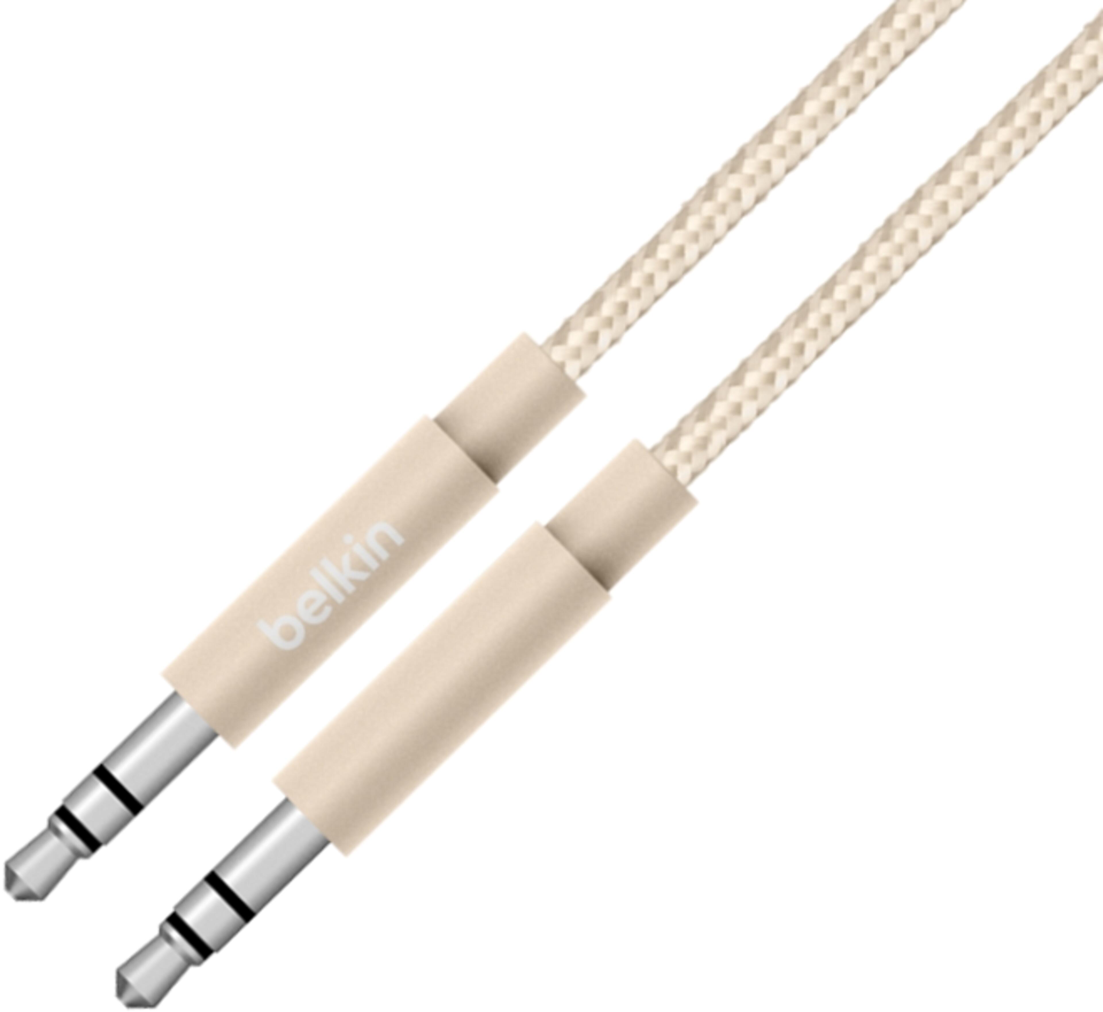 Braided Aux Cable 3.5 mm 1.2 m Gold
