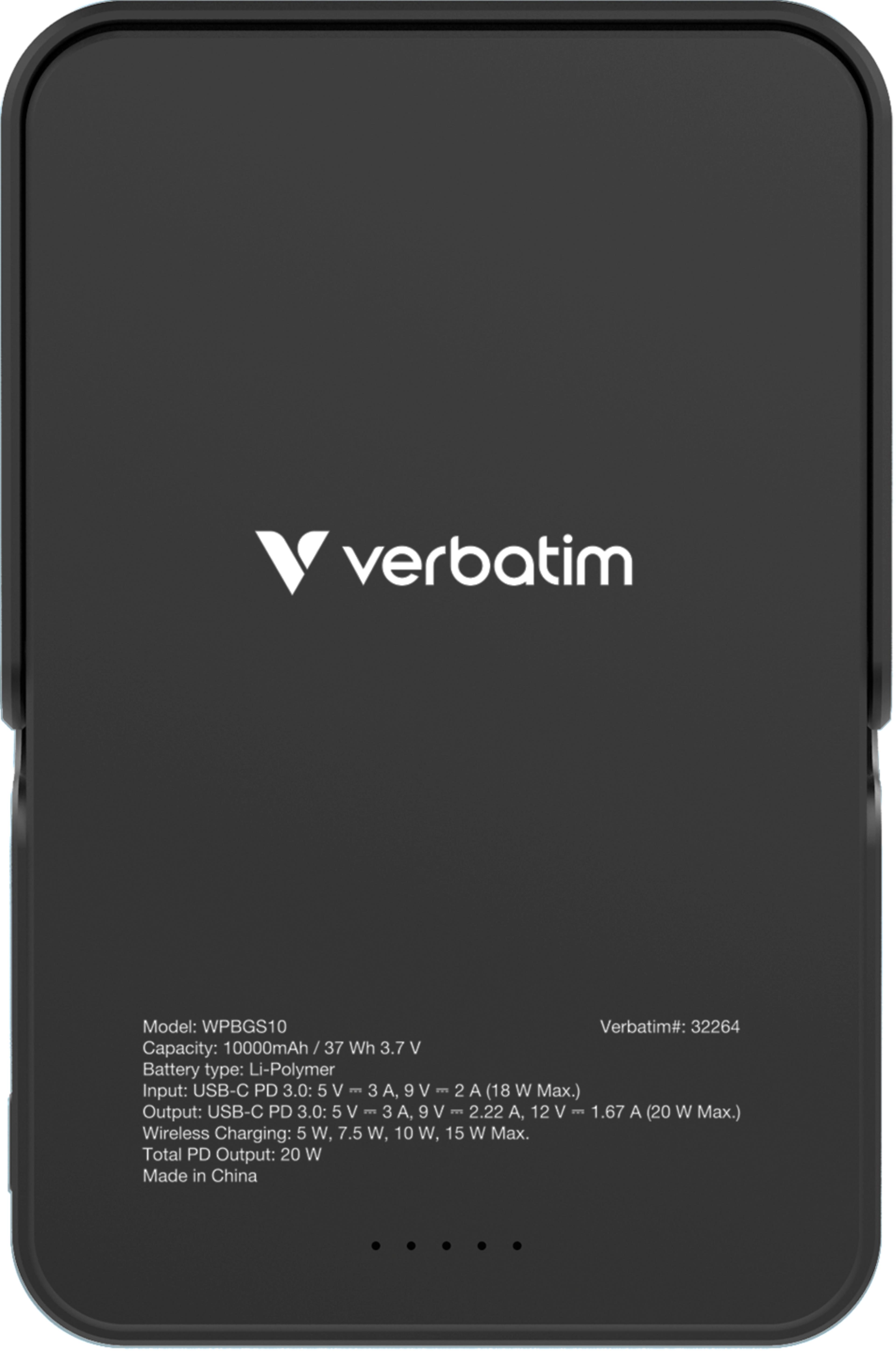 Bat. externa Verbatim 10.000mAh USB ng