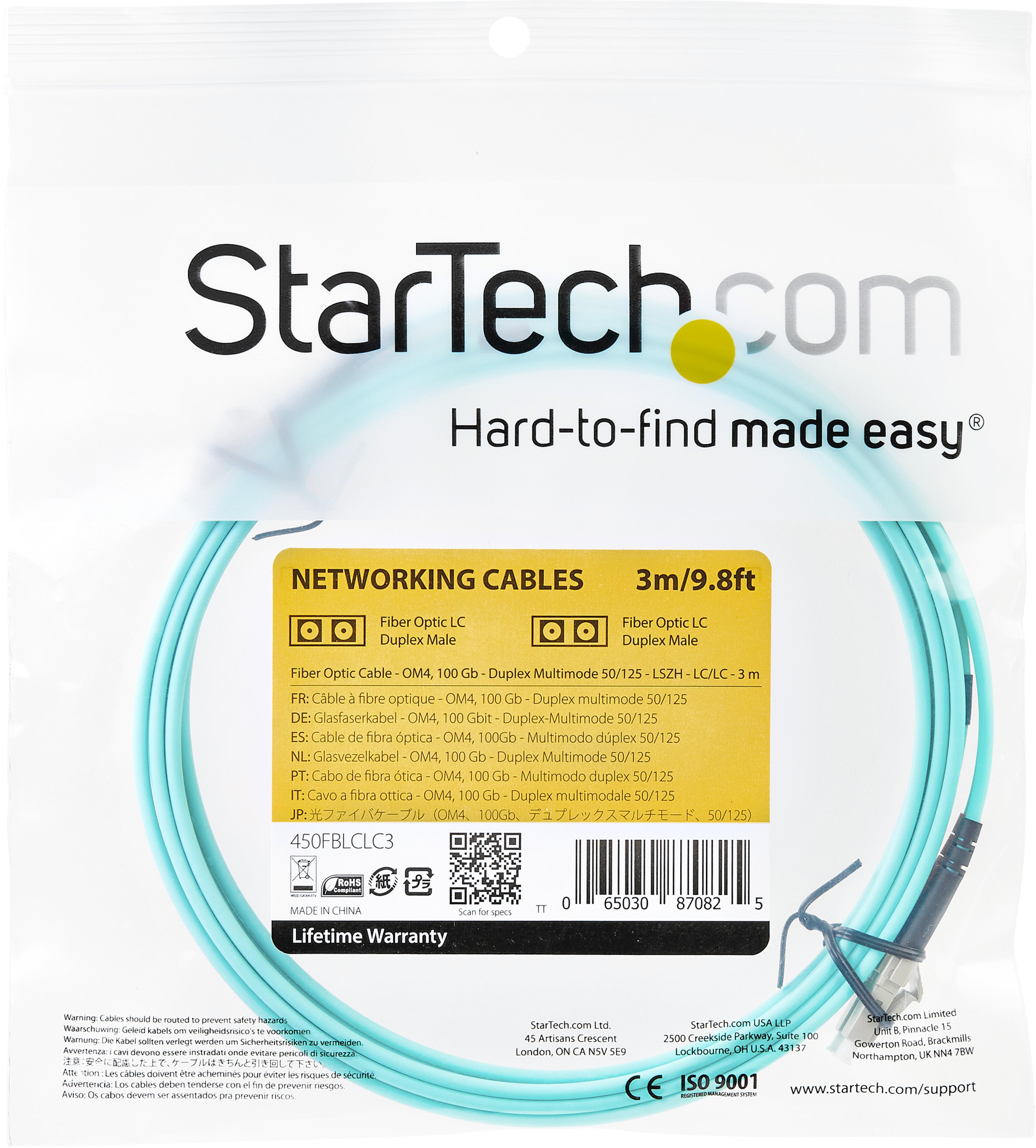 LWL Duplex Patchkabel LC - LC 3 m 50 µ