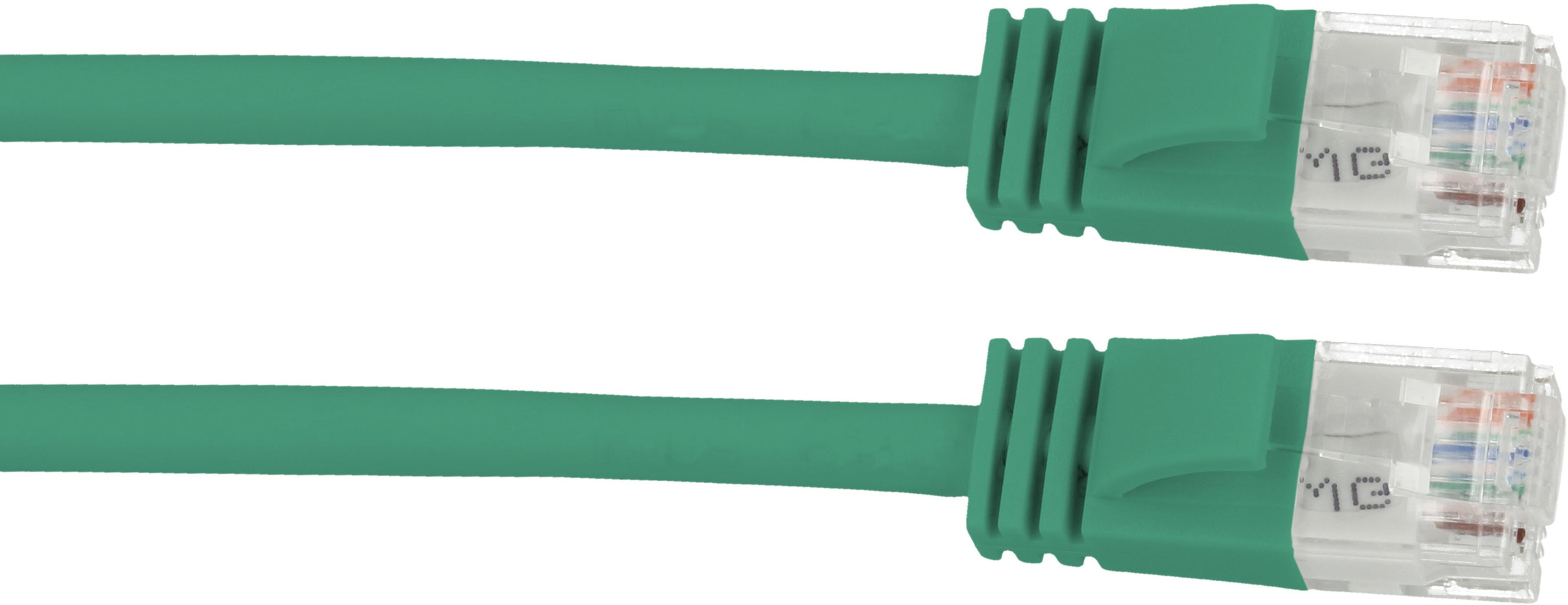 Cable patch RJ45 U/UTP Cat6a 2 m verde
