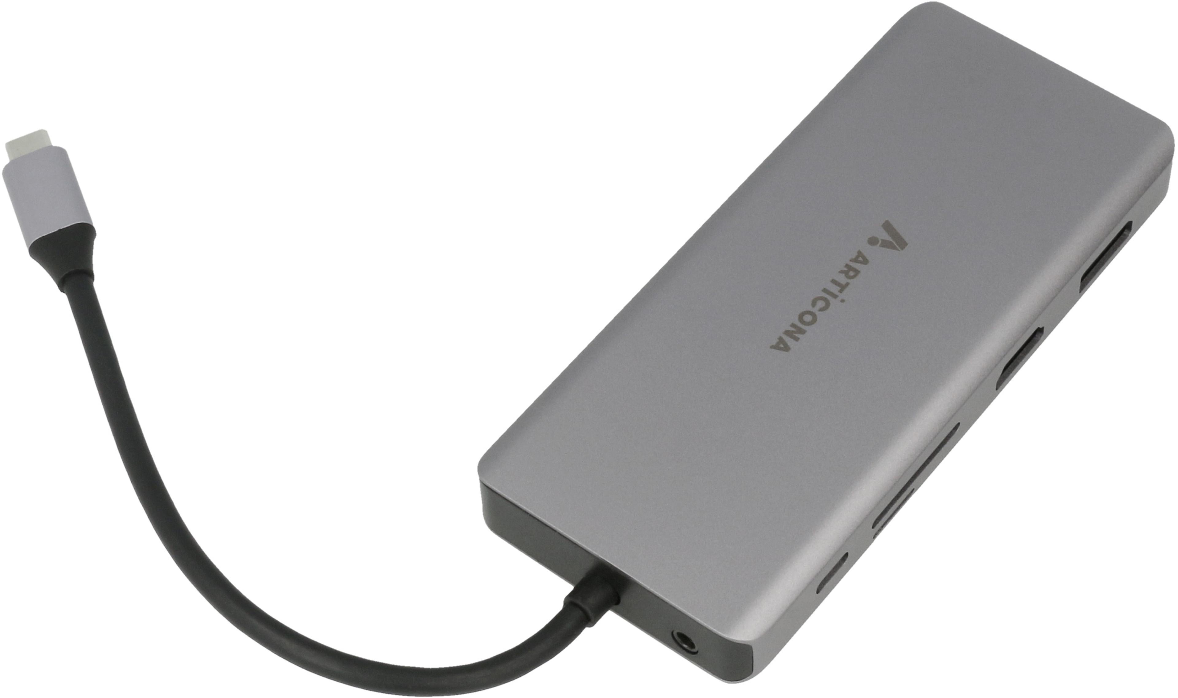 Adapter 13-in-1 C-DP/HDMI/VGA/RJ45/USB