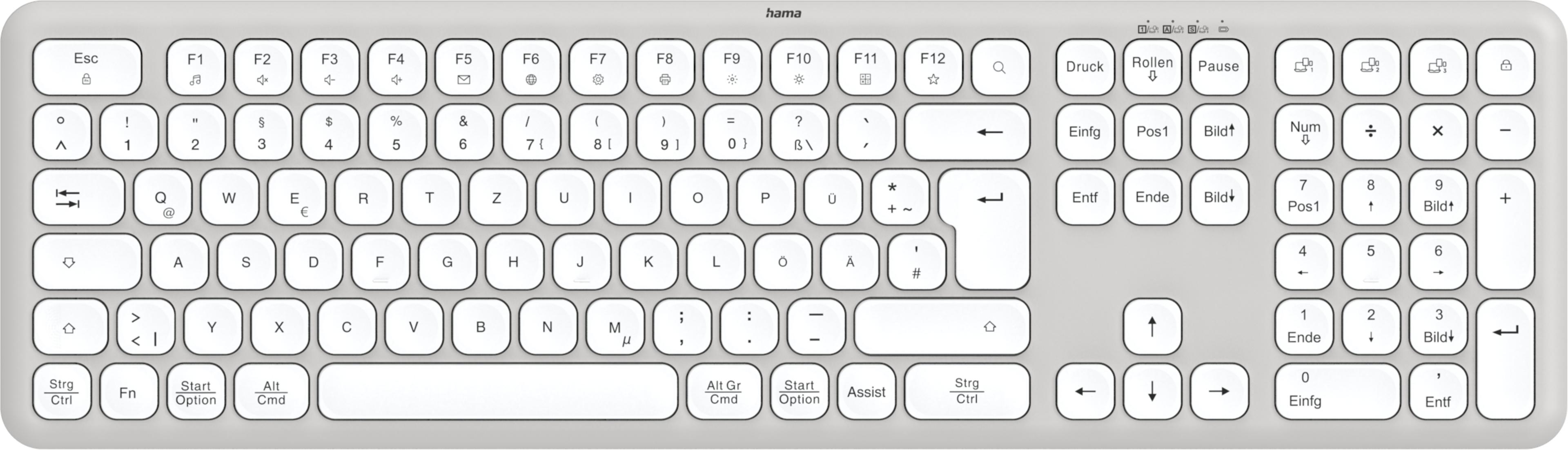 Hama WK-550 Multi-device Keyboard
