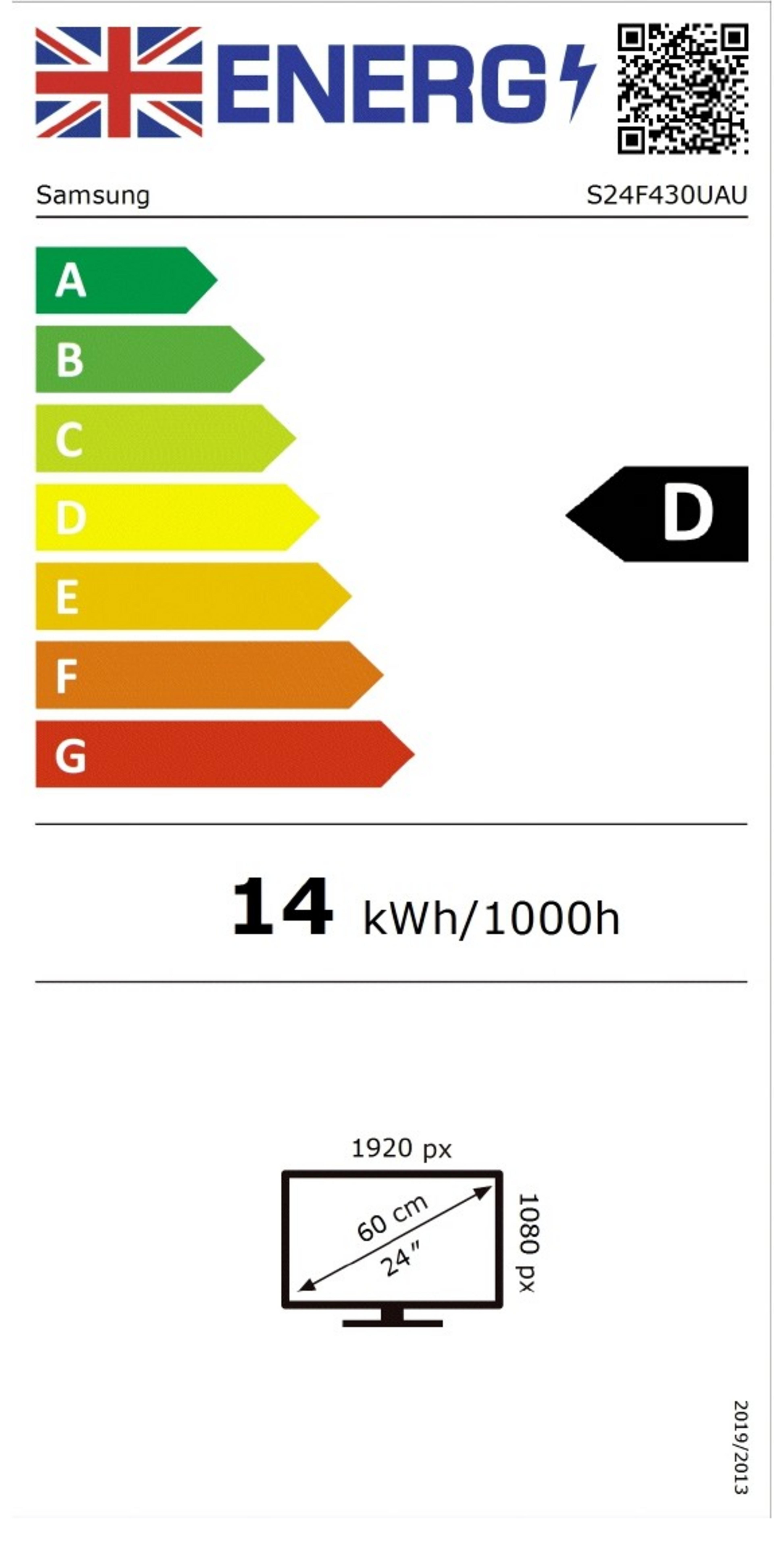 Samsung 24" S4 S43UF Full HD Monitor