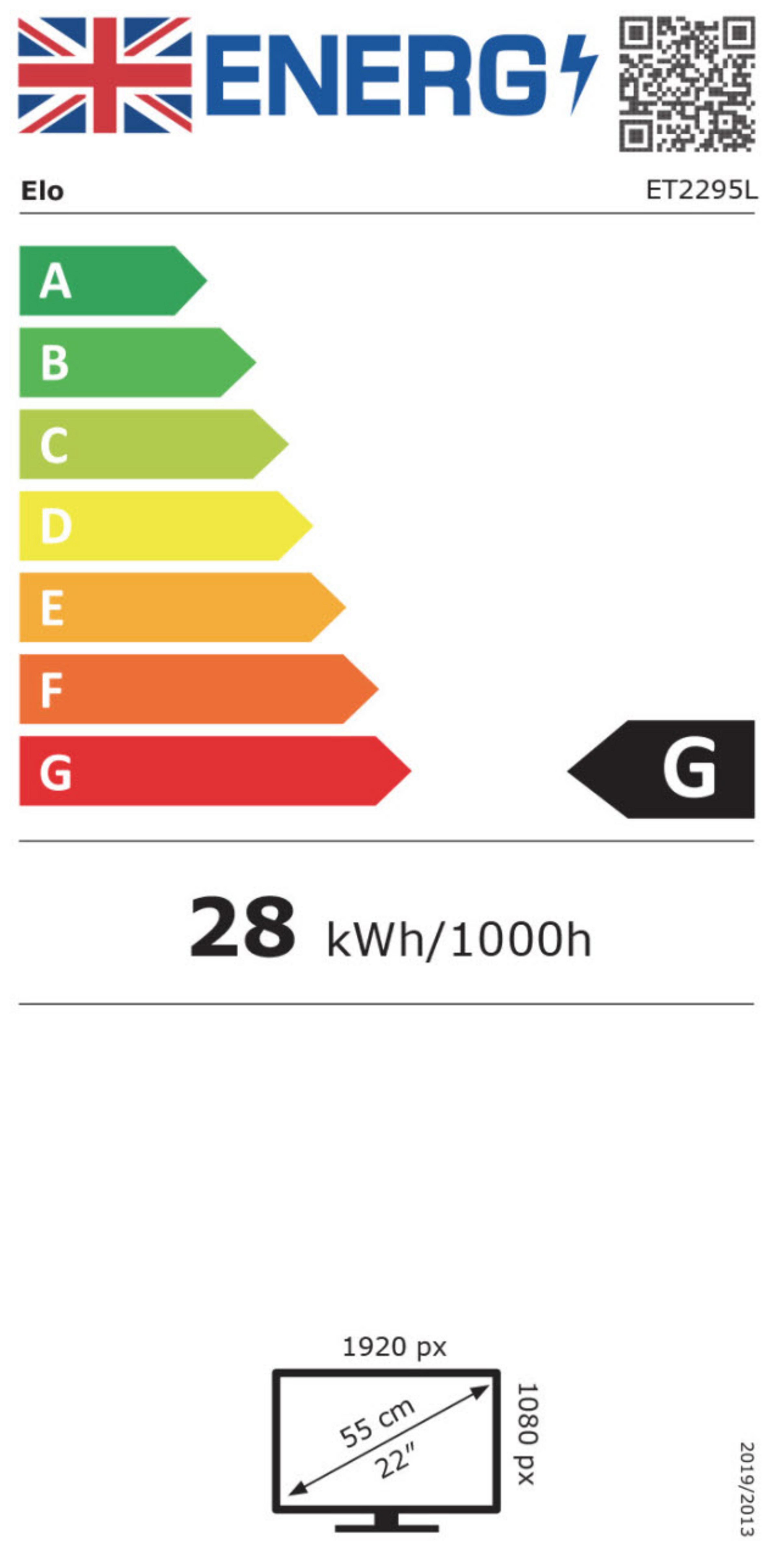 Elo 2295L Open Frame Touch Display