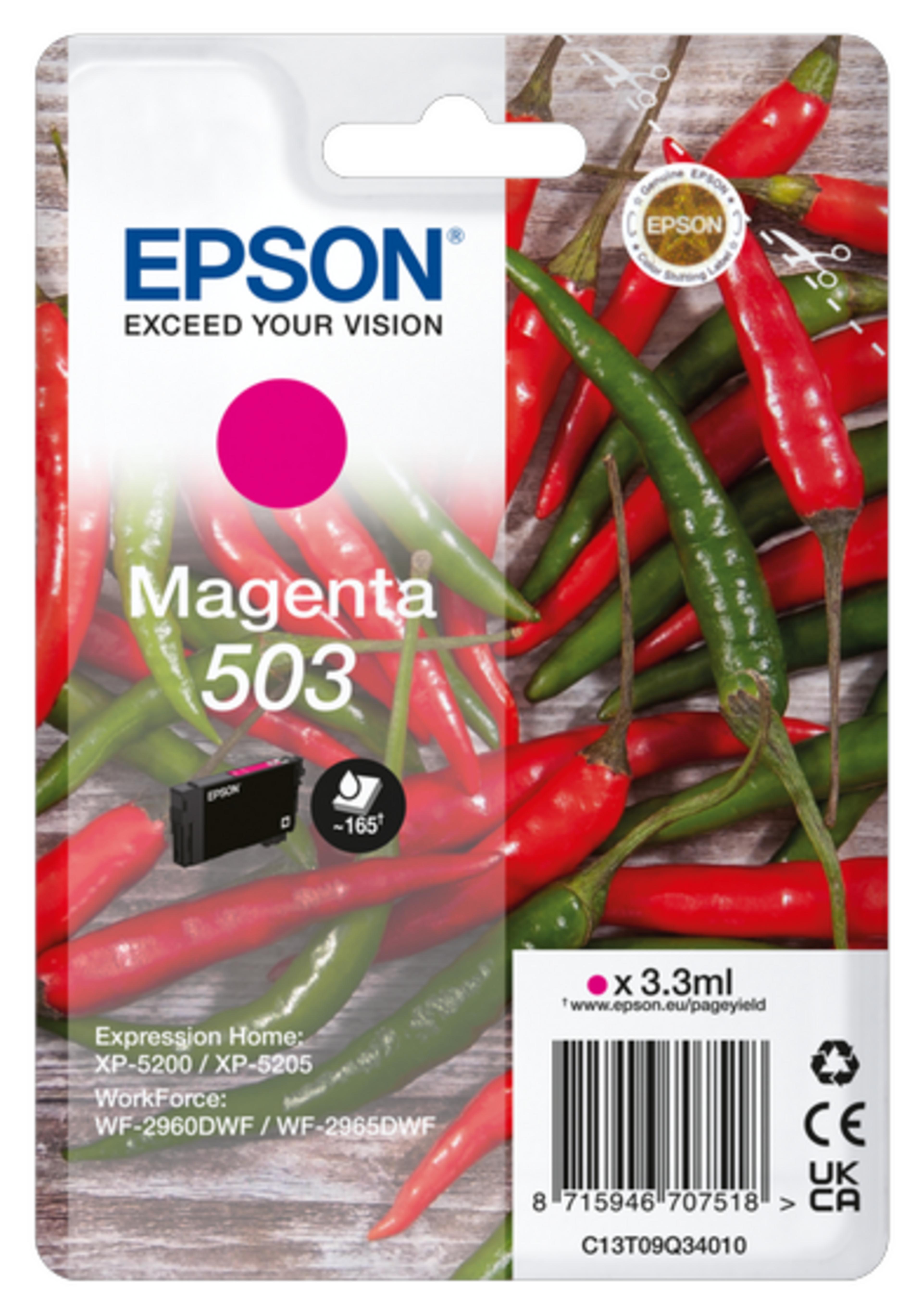 Epson Singlep. 503 Chili Tinte magenta