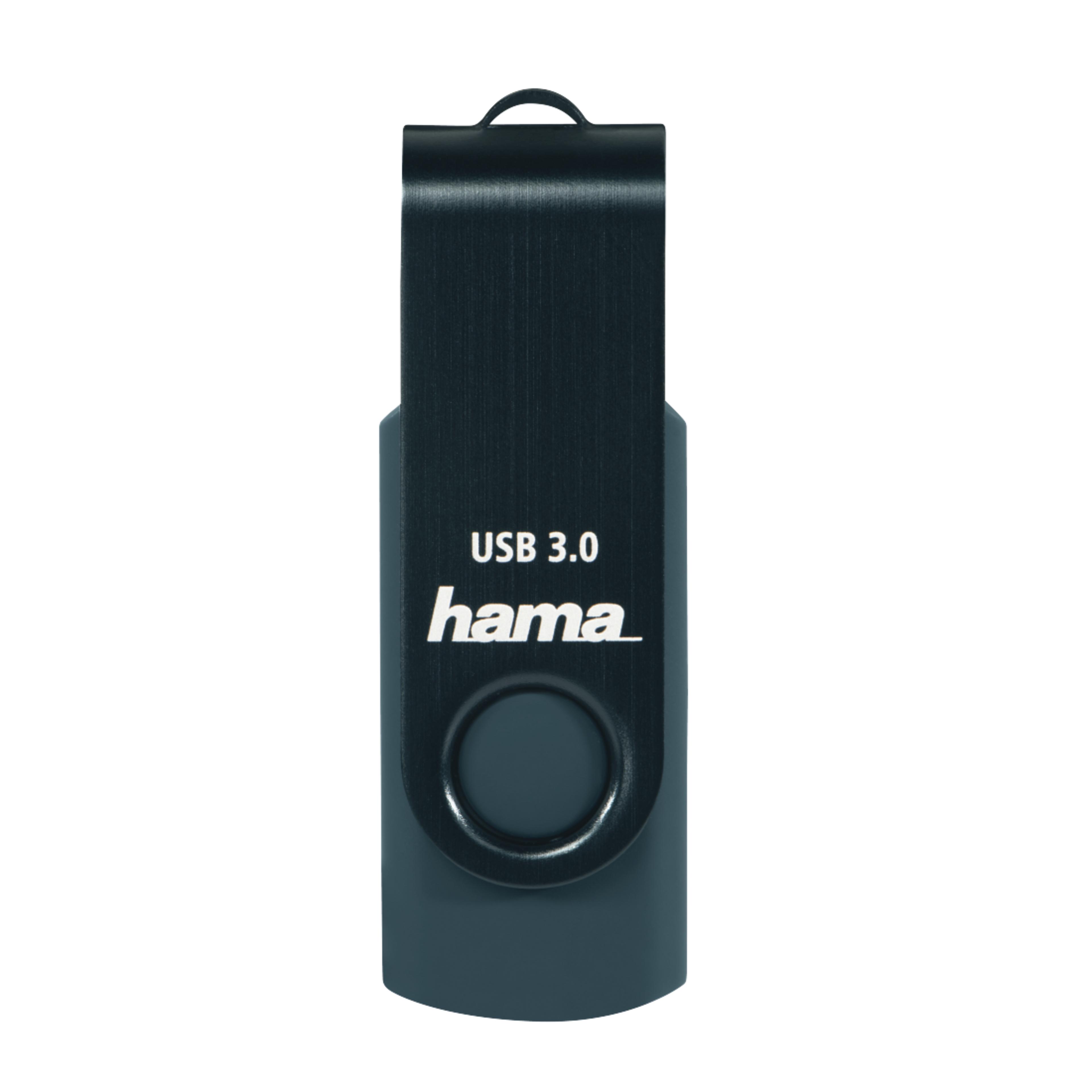 Hama Rotate 32 GB USB Stick Petrolblau