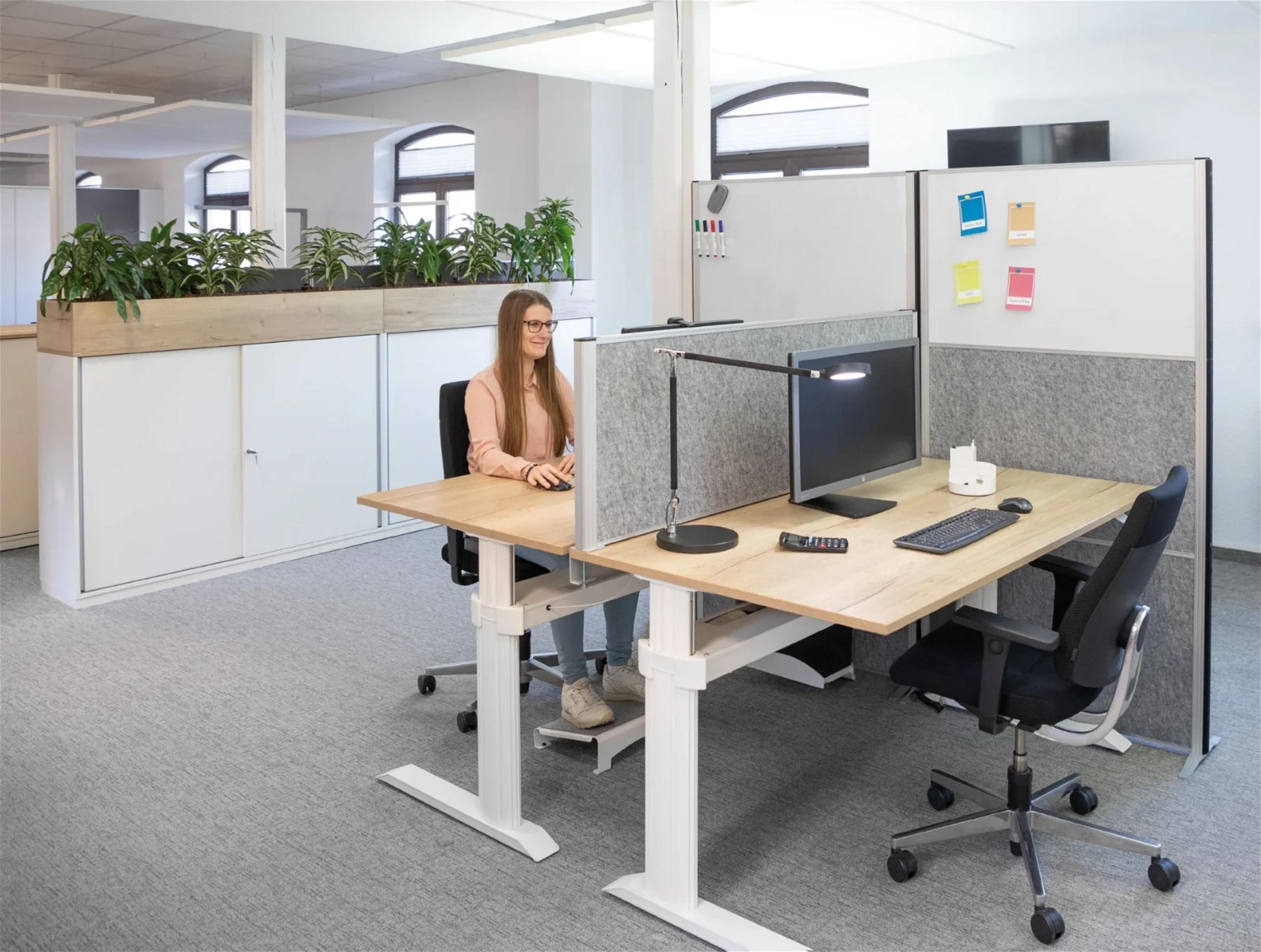 MAULconnecto 120x50cm Desk Divider