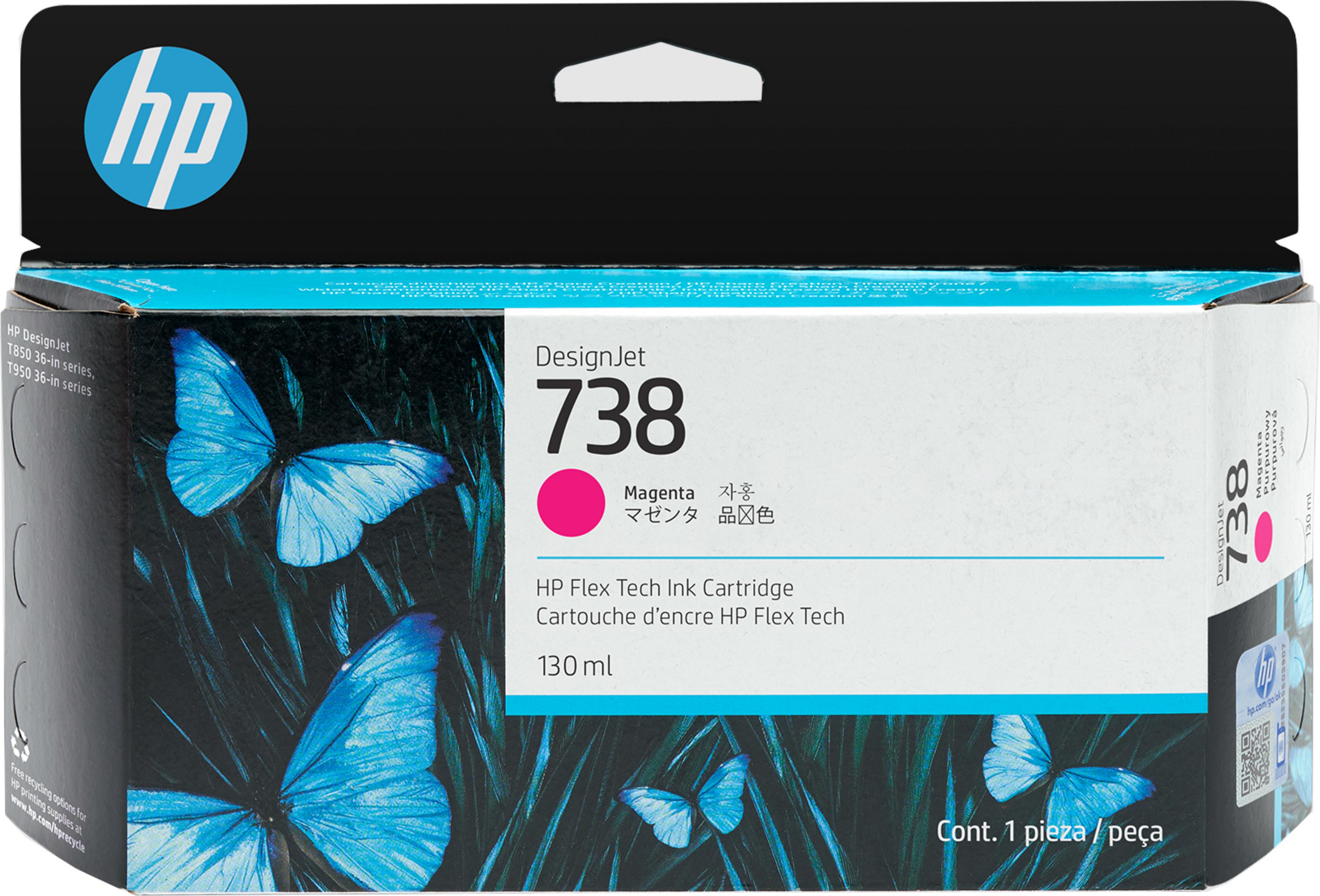 HP 738 Tinte magenta 130 ml