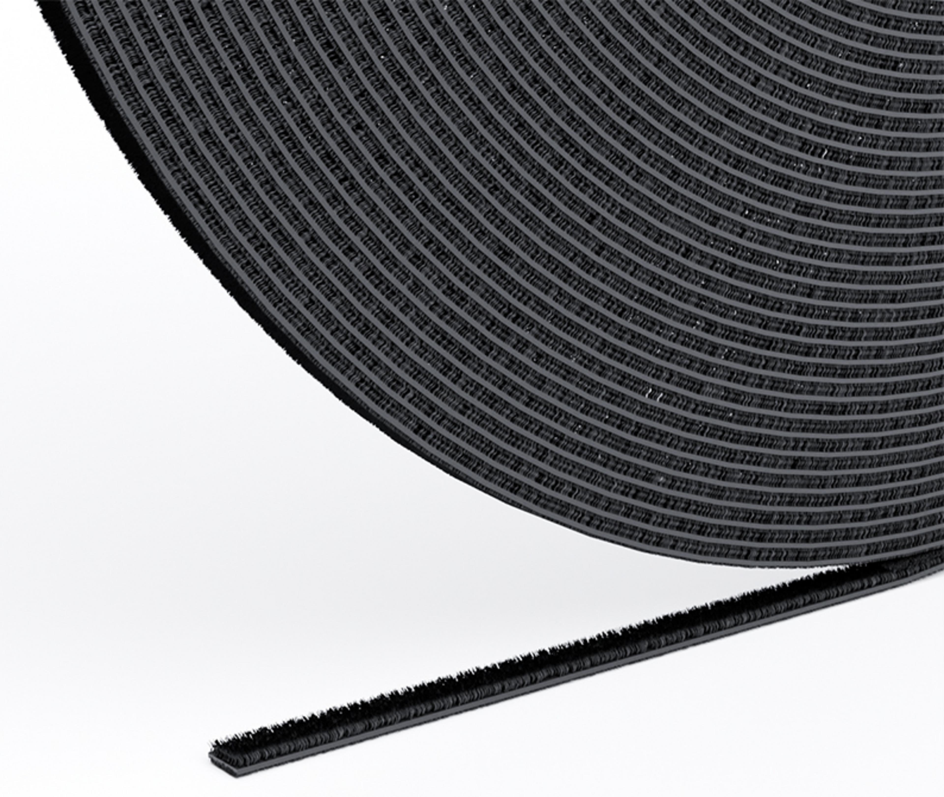 Hook-and-Loop Cable Tie Roll 25m Black