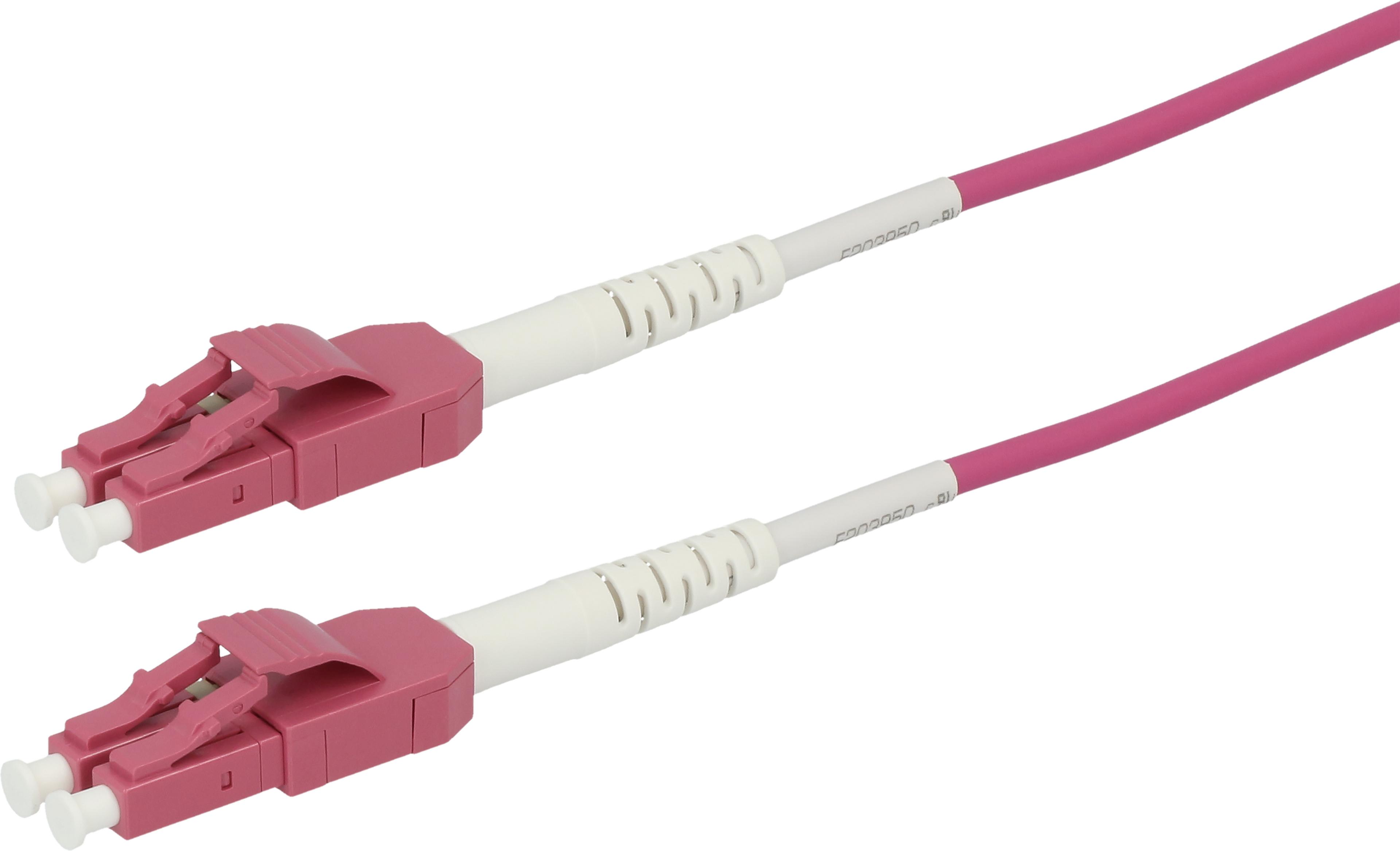 FO Duplex Patch Cable LC-LC 50µ 0.5m