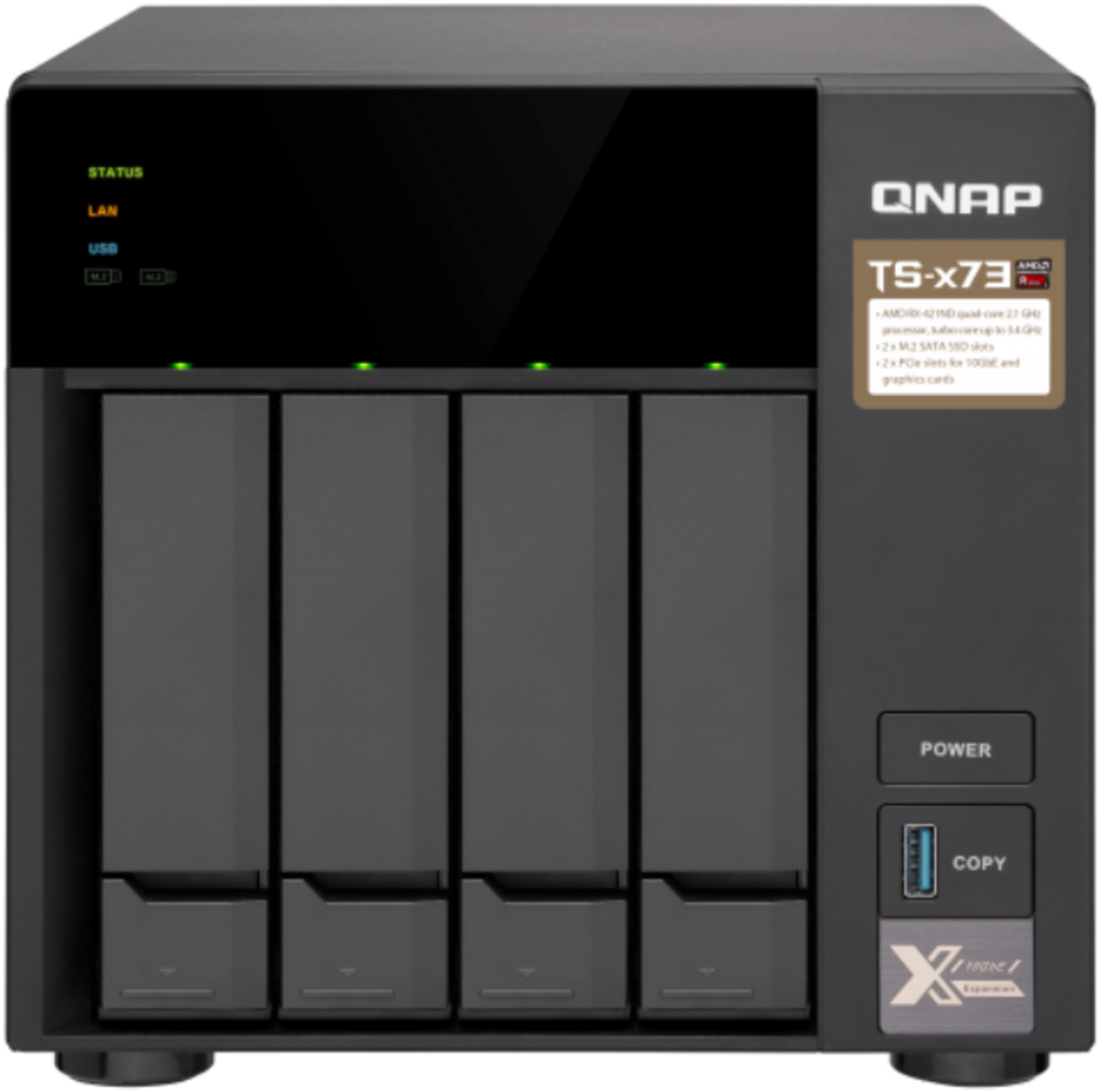 QNAP TS-473-8G 4-bay NAS