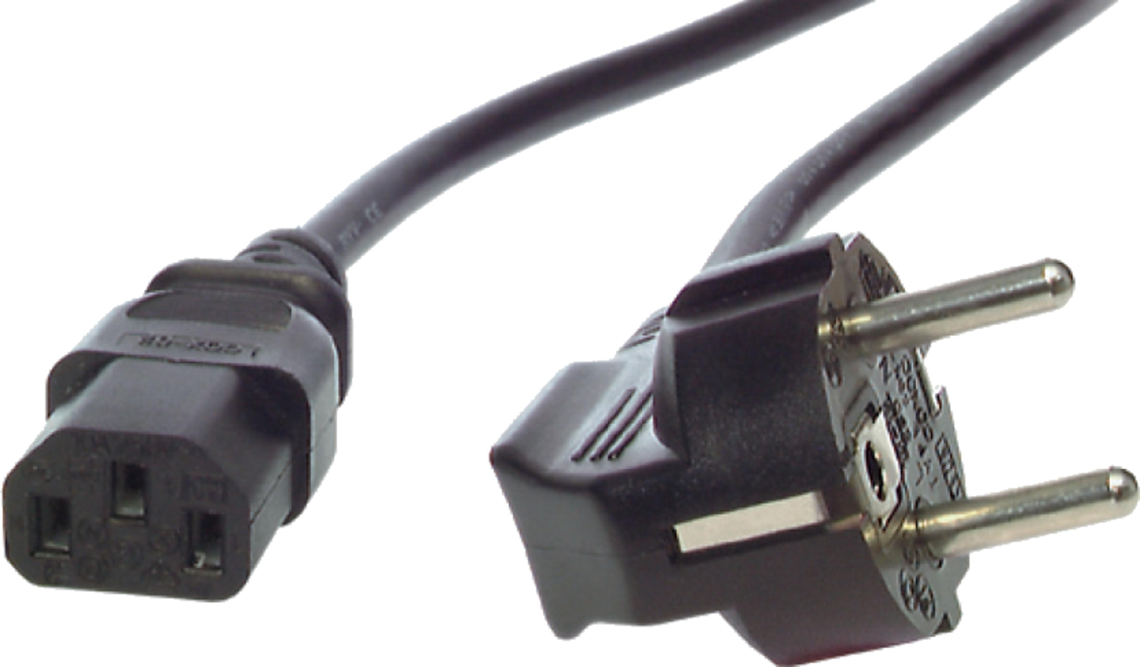 Câble d'alimentation m. - C13 f. 2m noir