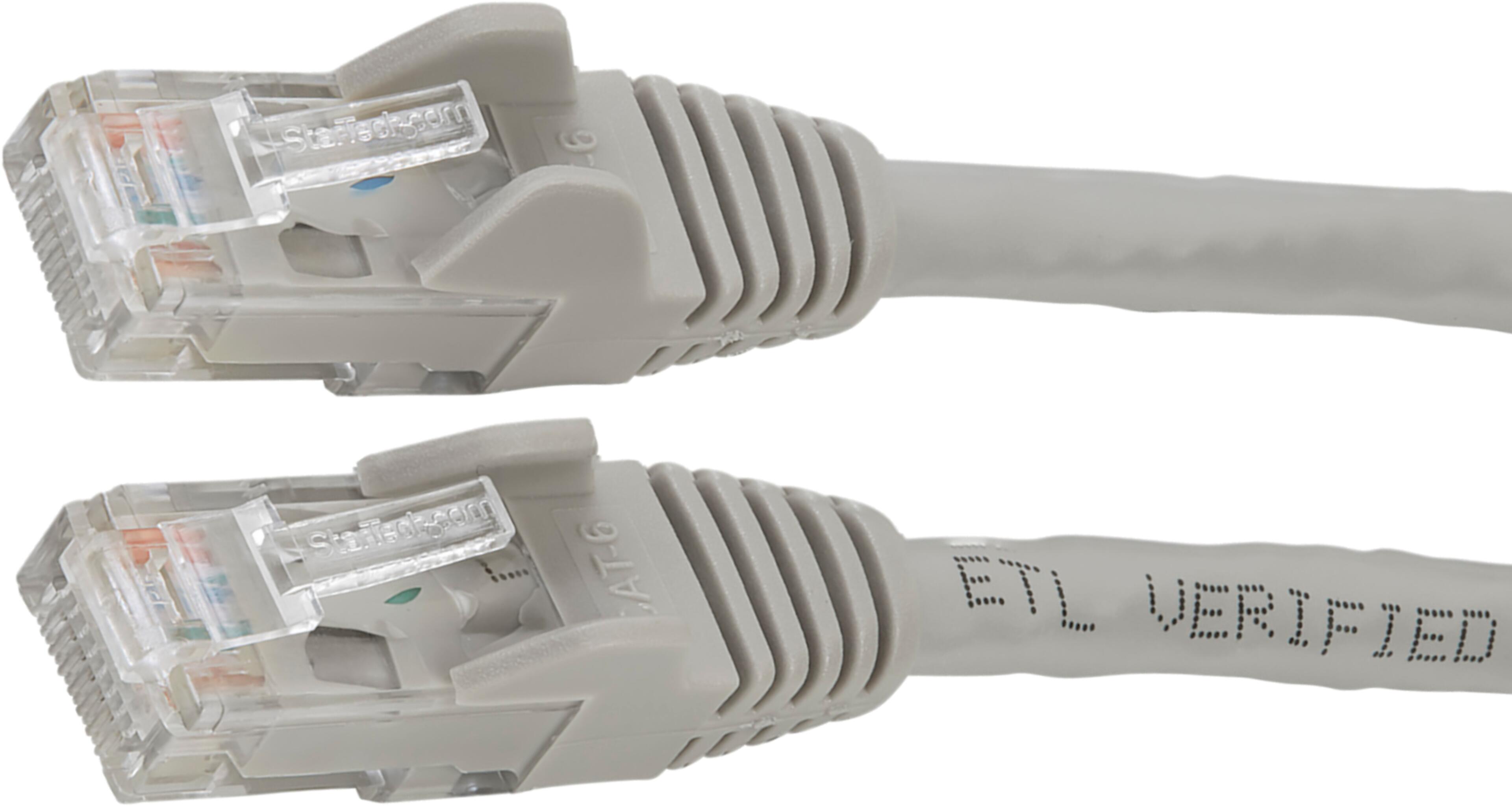Patch Cable RJ45 U/UTP Cat6 2m Grey