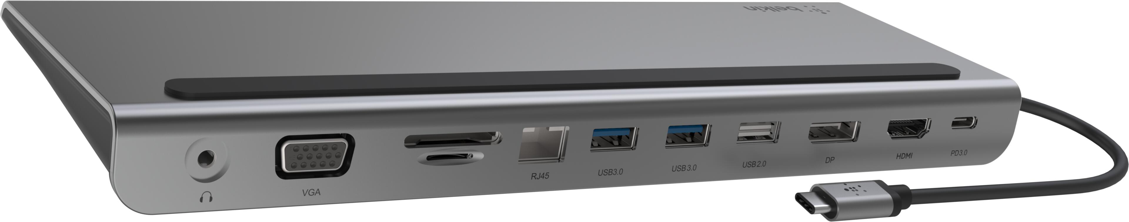 Belkin USB-C 3.0 - VGA/HDMI/DP Dock