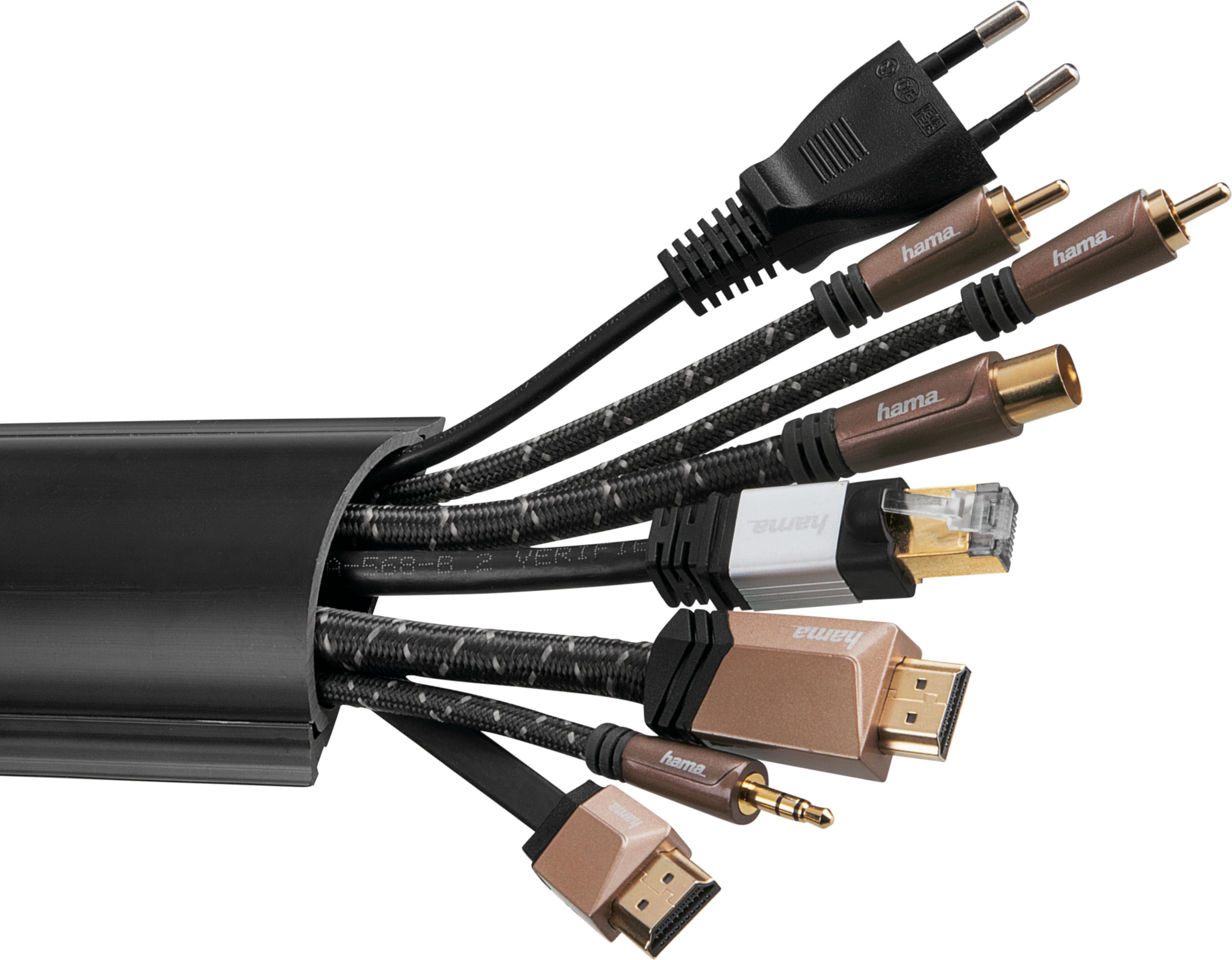 Cable Duct 70x21mm 1m Black