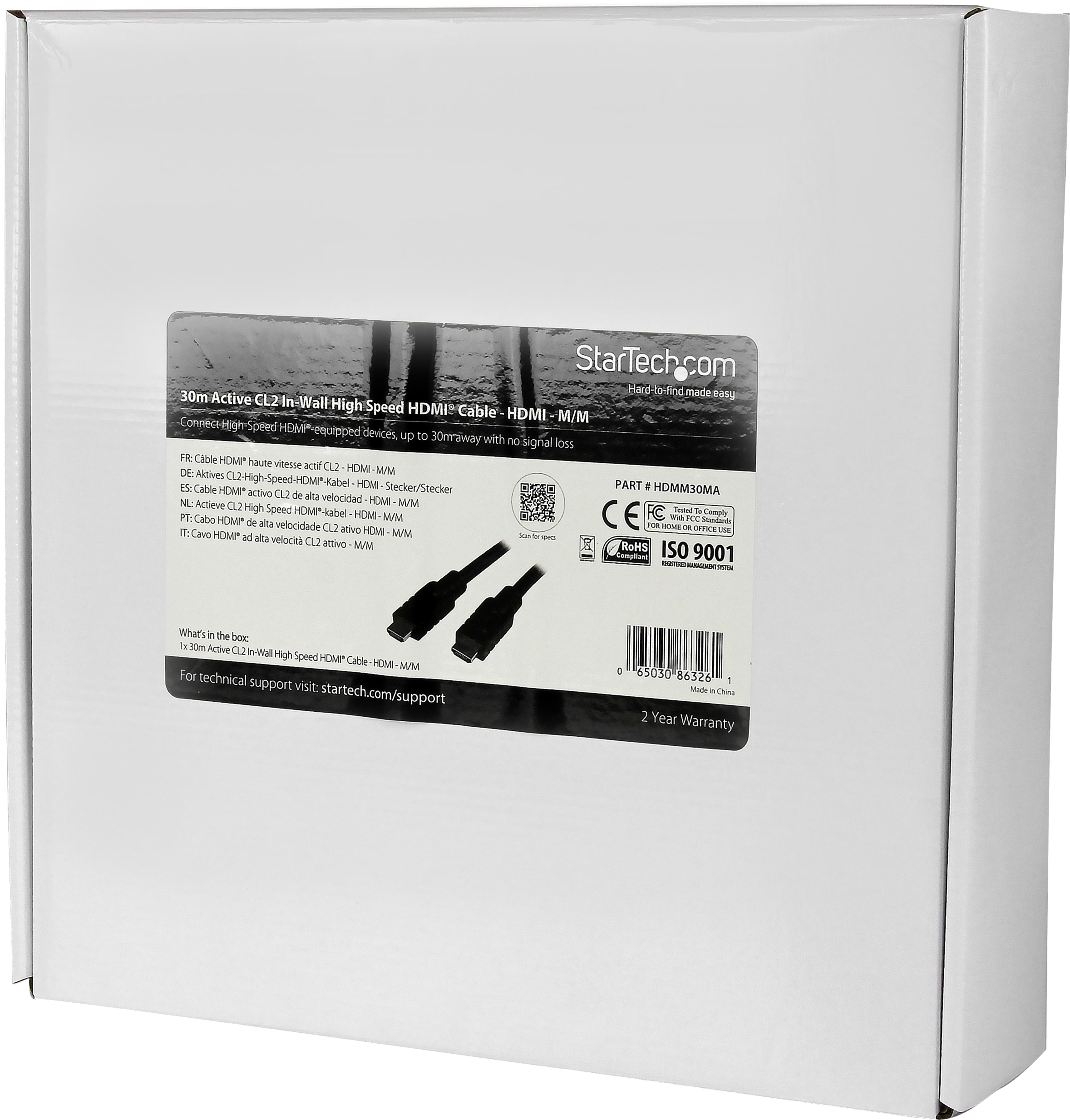 StarTech HDMI Active Cable 30m