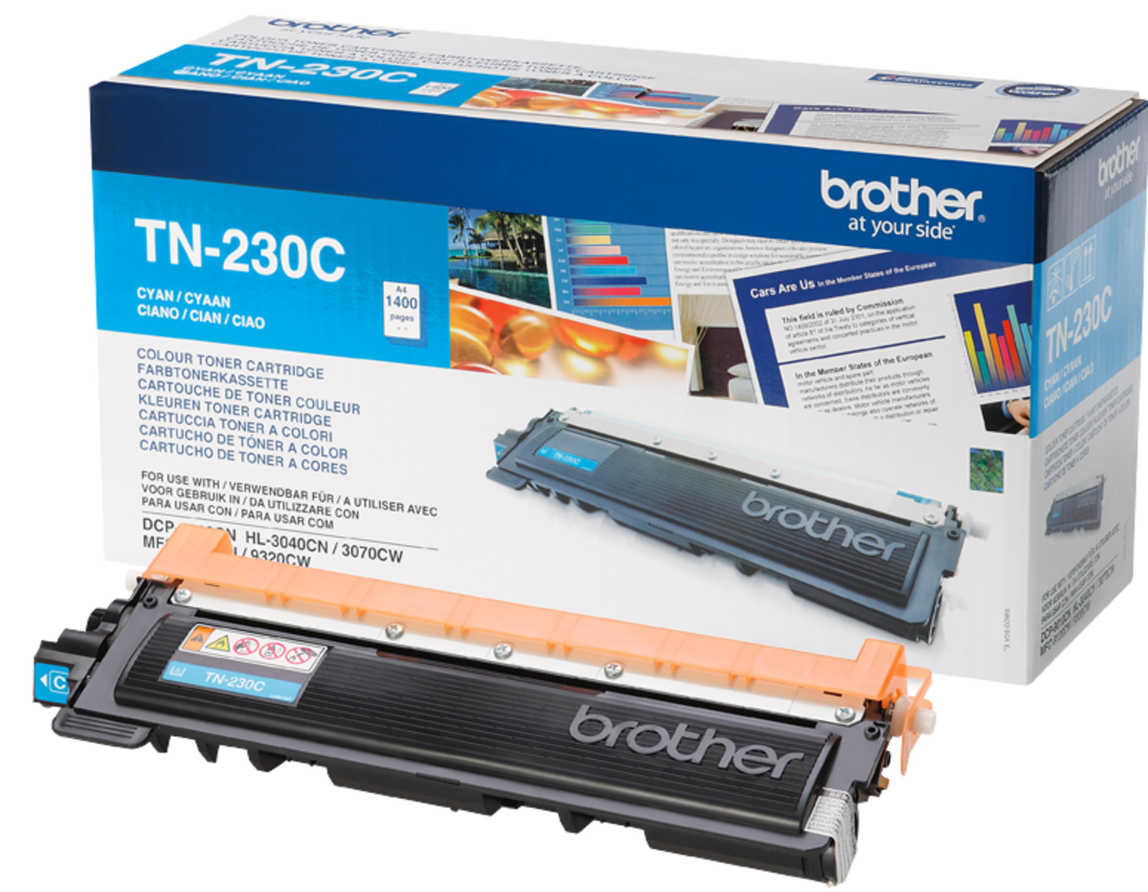 Brother TN-230C Tóner cian
