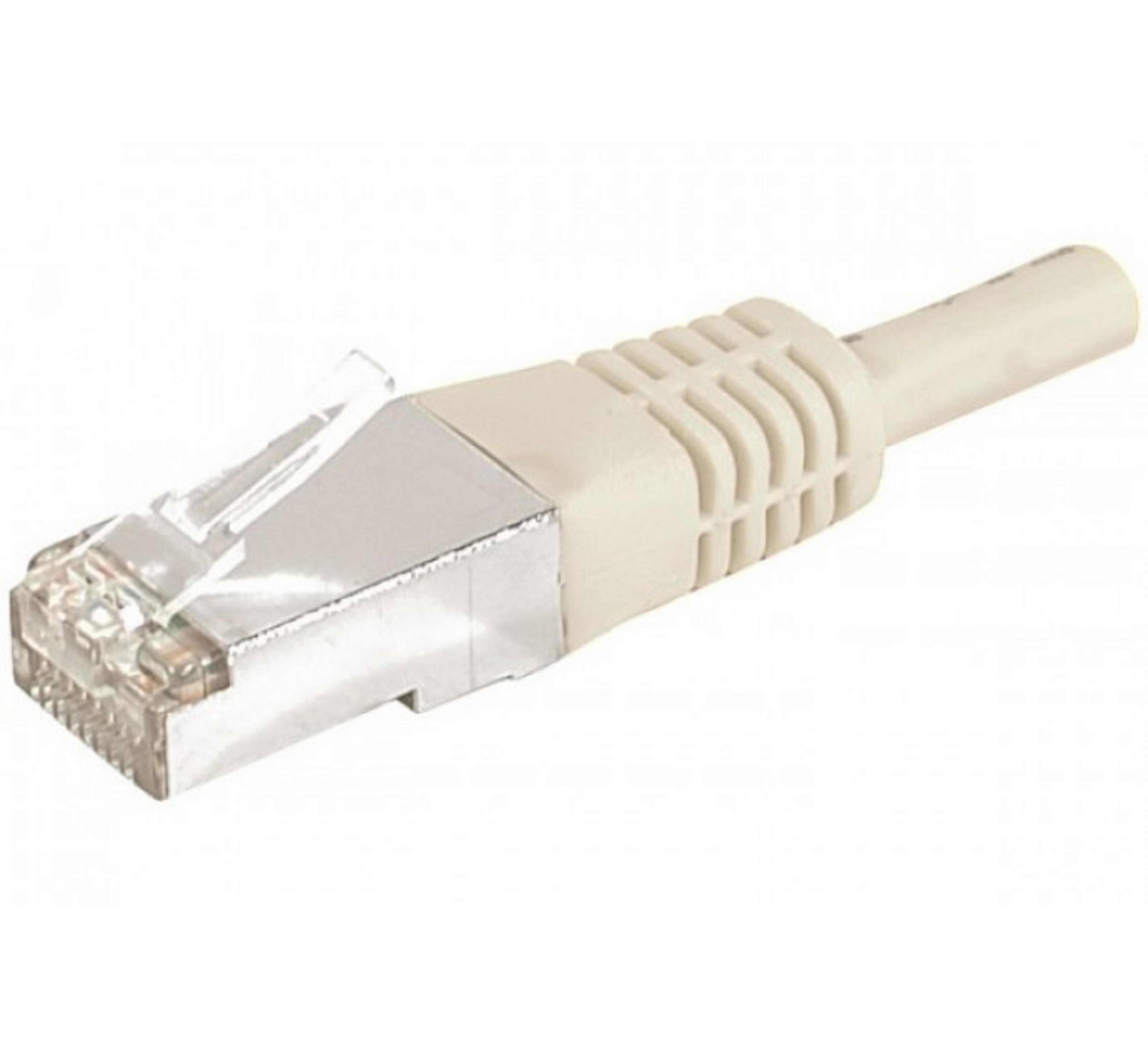 Câble RJ45 Dexlan FTP Cat6a gris 1m