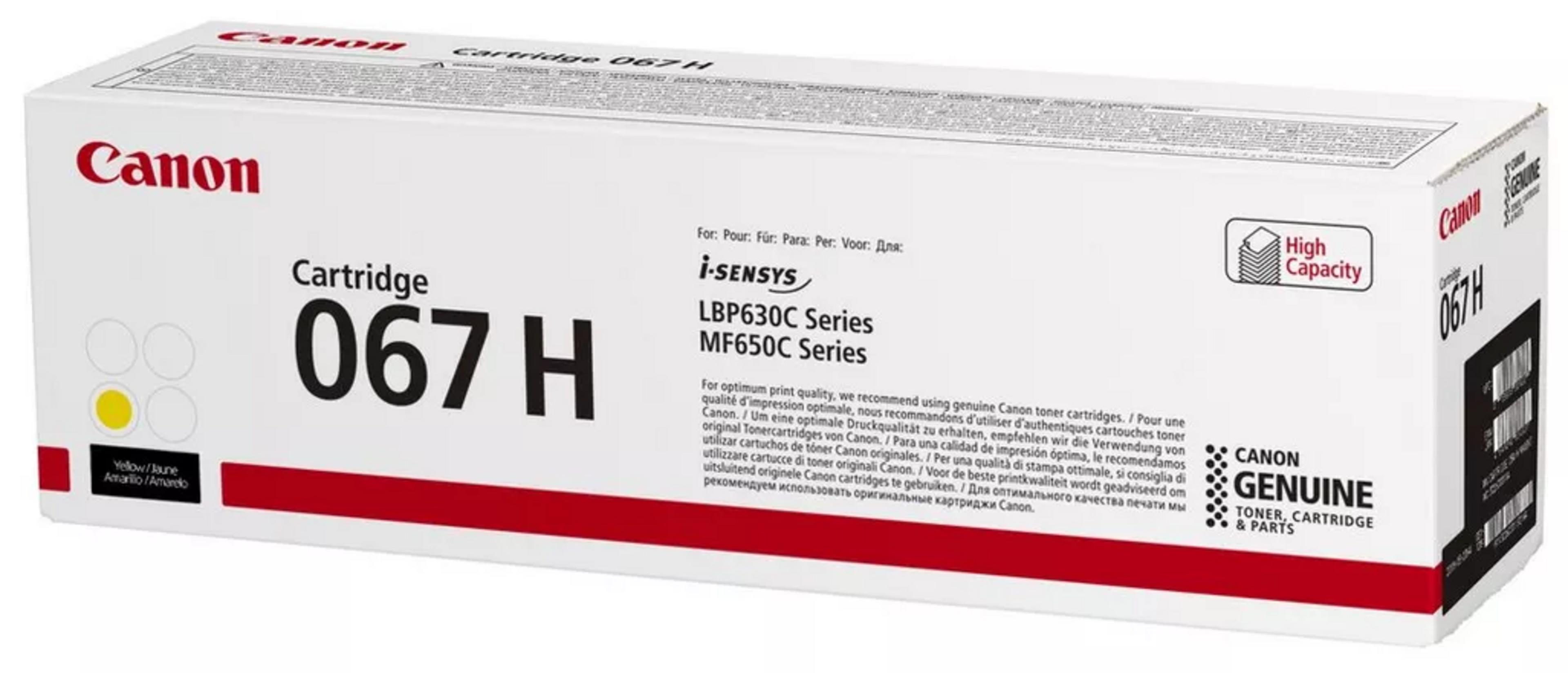 Canon 067H Toner gelb