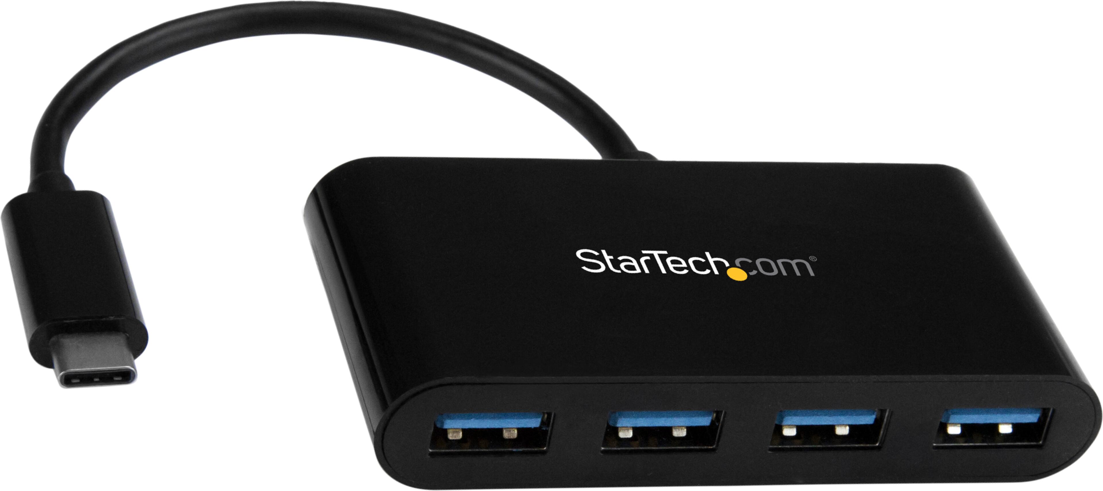 StarTech USB Hub 3.0 4-port Black