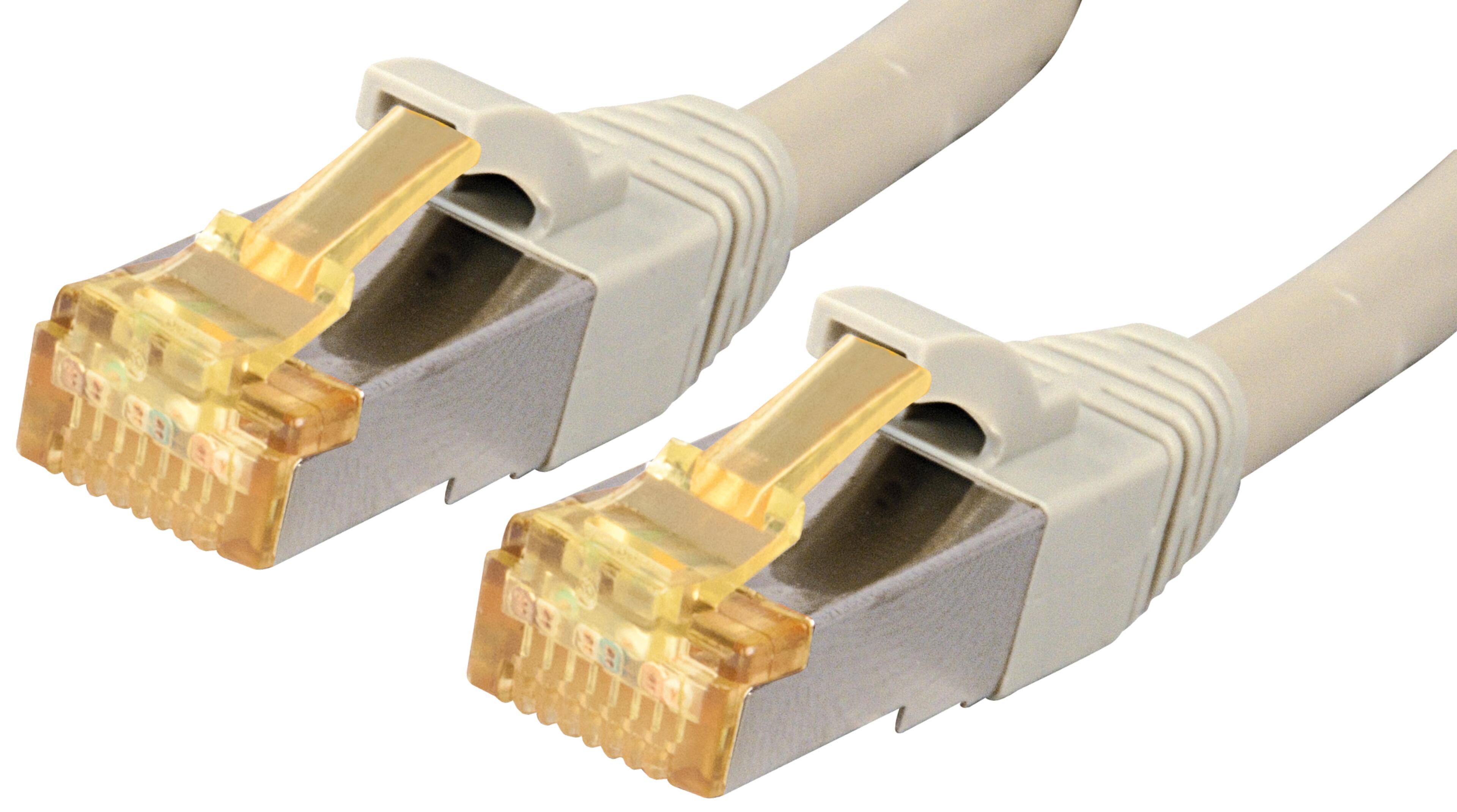 Patch Cable RJ45 S/FTP Cat6a 20m Grey