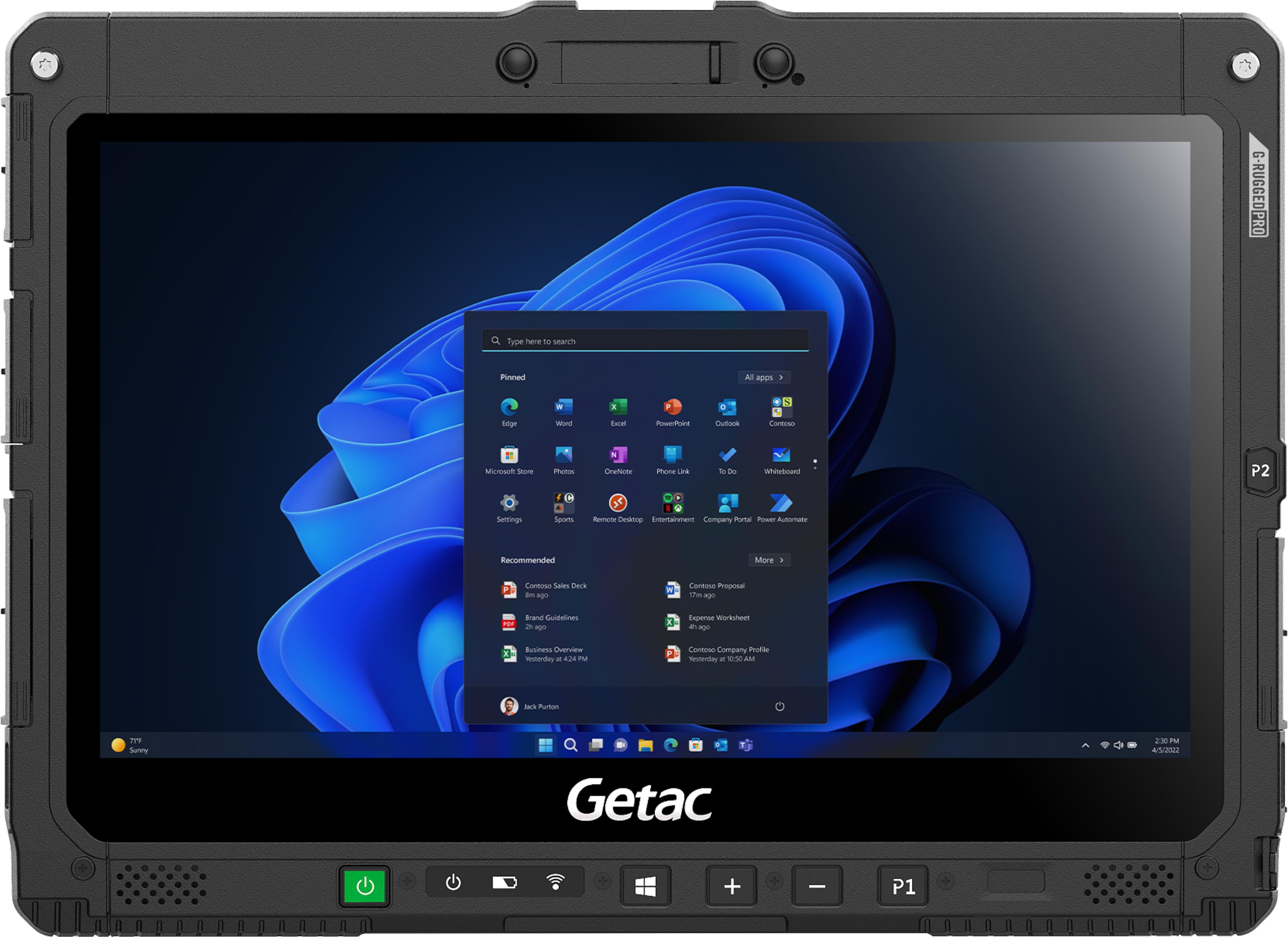 Getac K120 G2-R i5 16/256GB Tablet