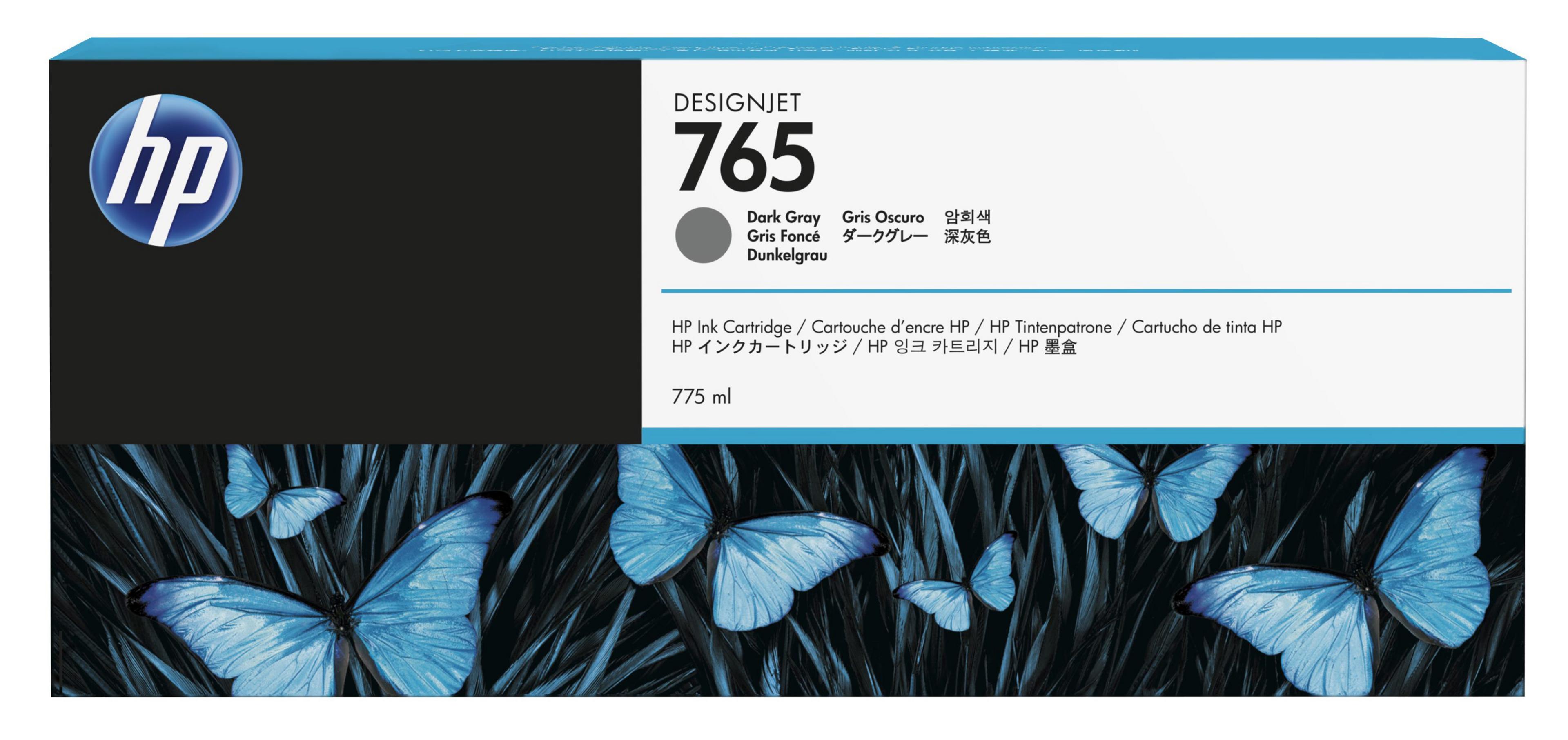 HP 765 Ink 775ml Dark Grey