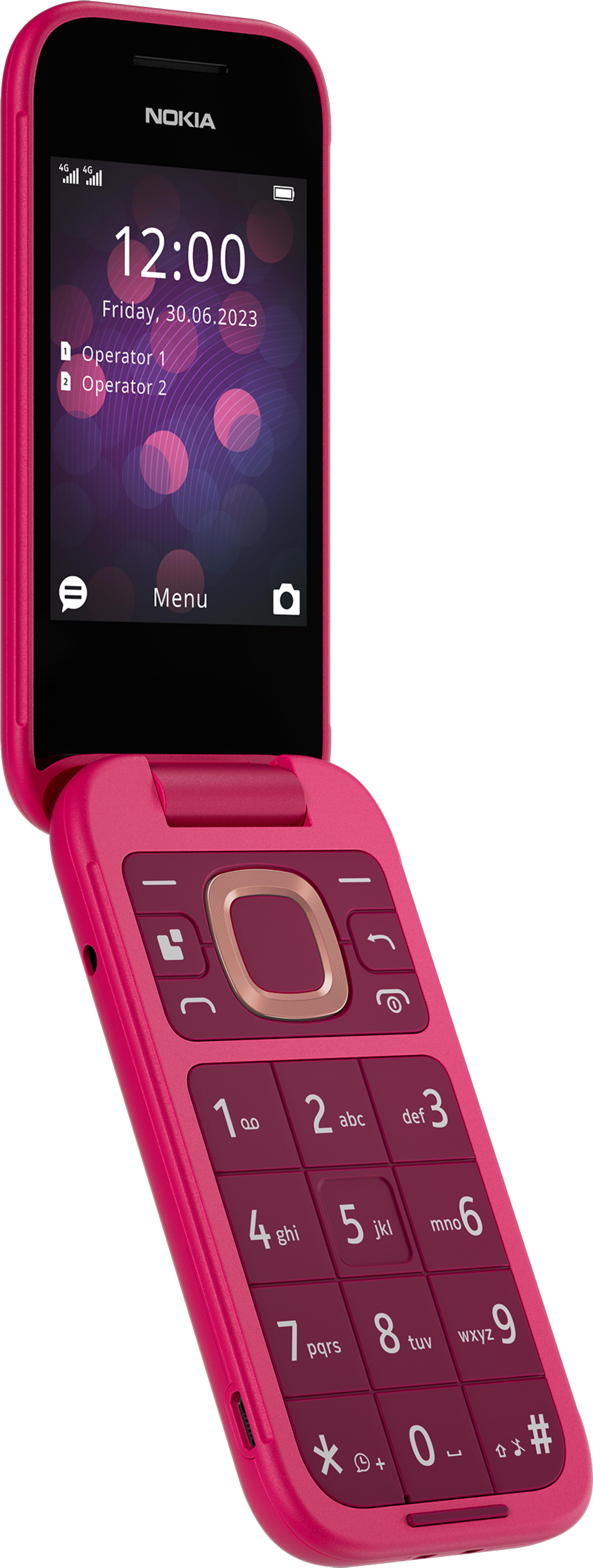 Nokia 2660 Flip Phone Pink