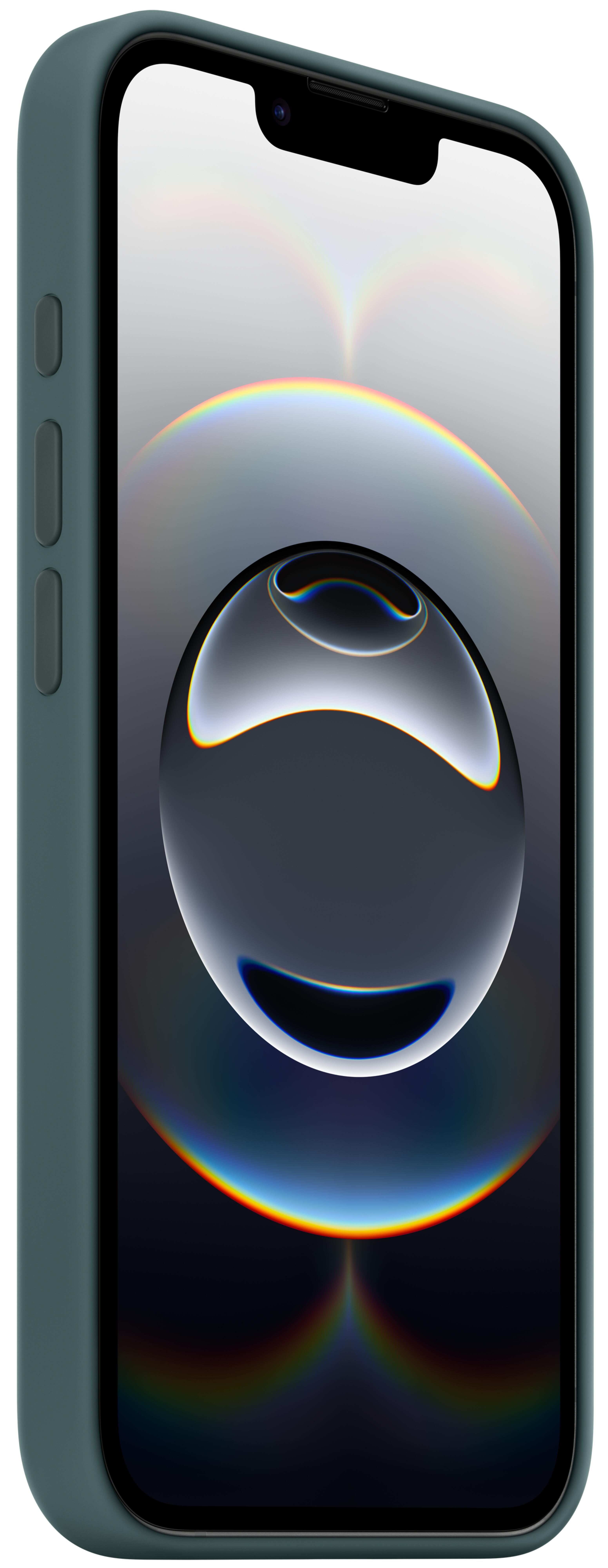 Coque silicone Apple iPhone 16e, vert