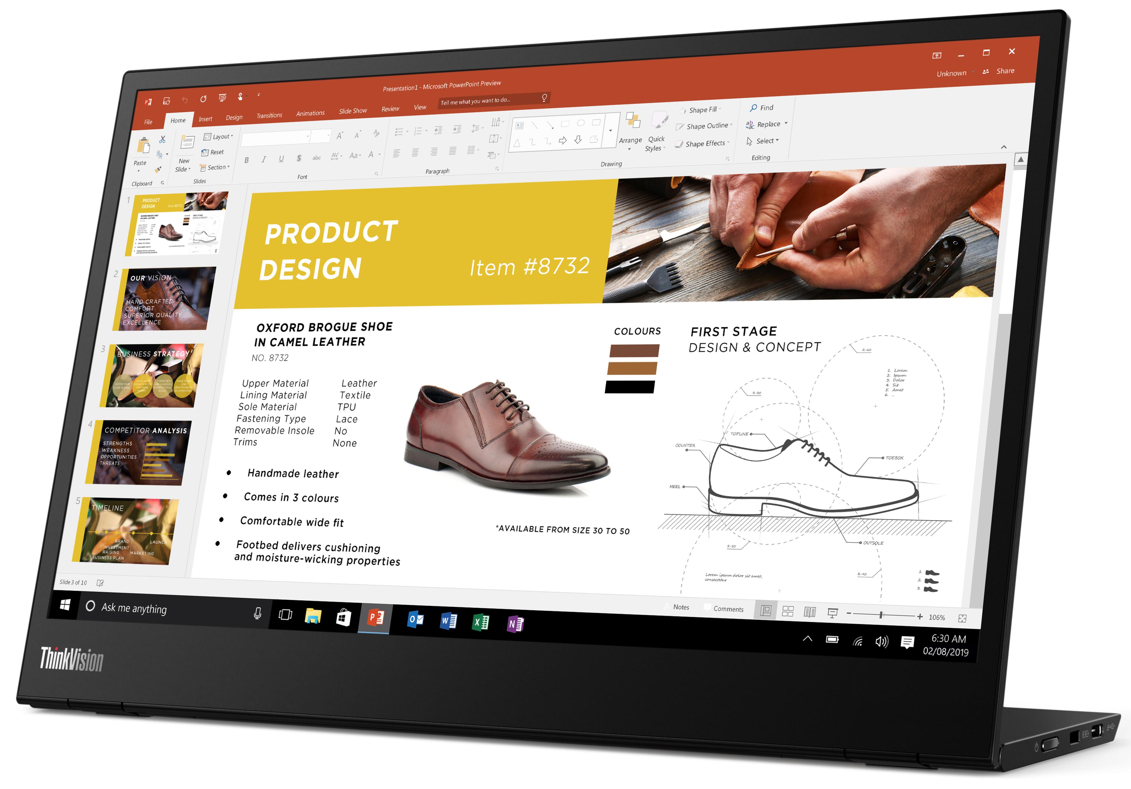 Lenovo ThinkVision M14 Portable Monitor