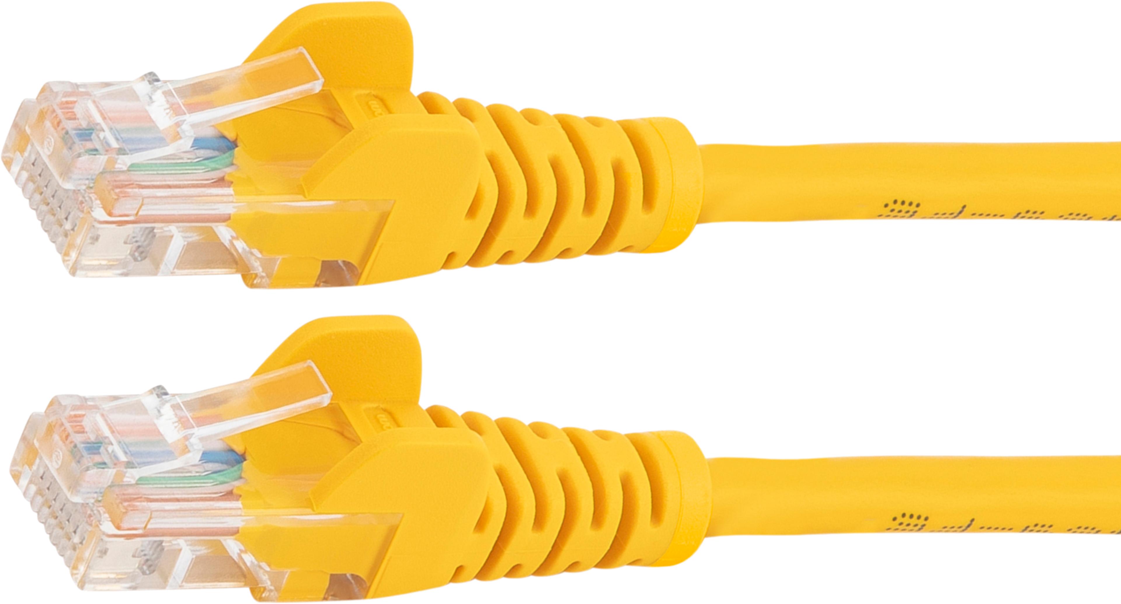 Patchkabel RJ45 U/UTP Cat5e 1 m gelb