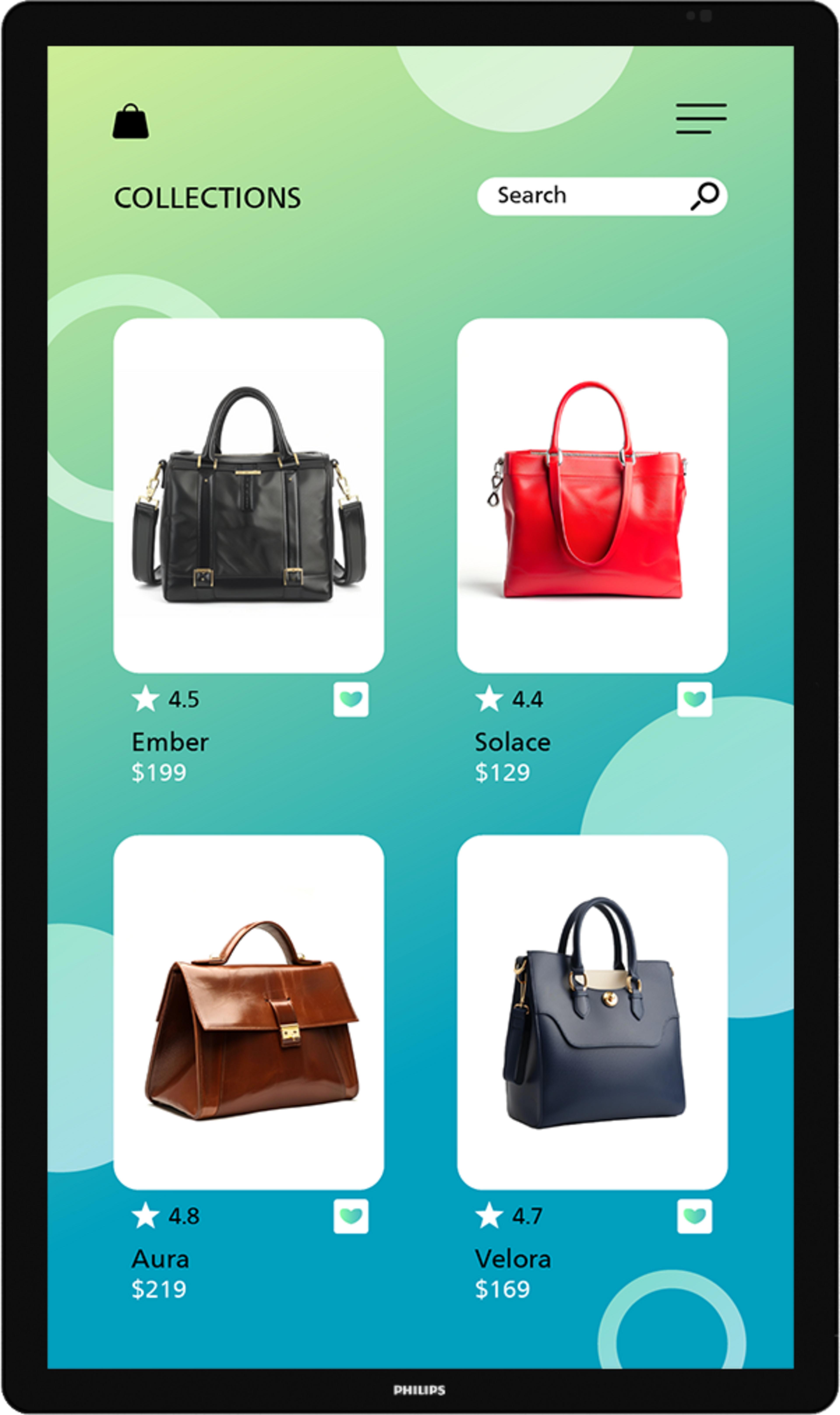 Philips 32BDL3751T Touch Display