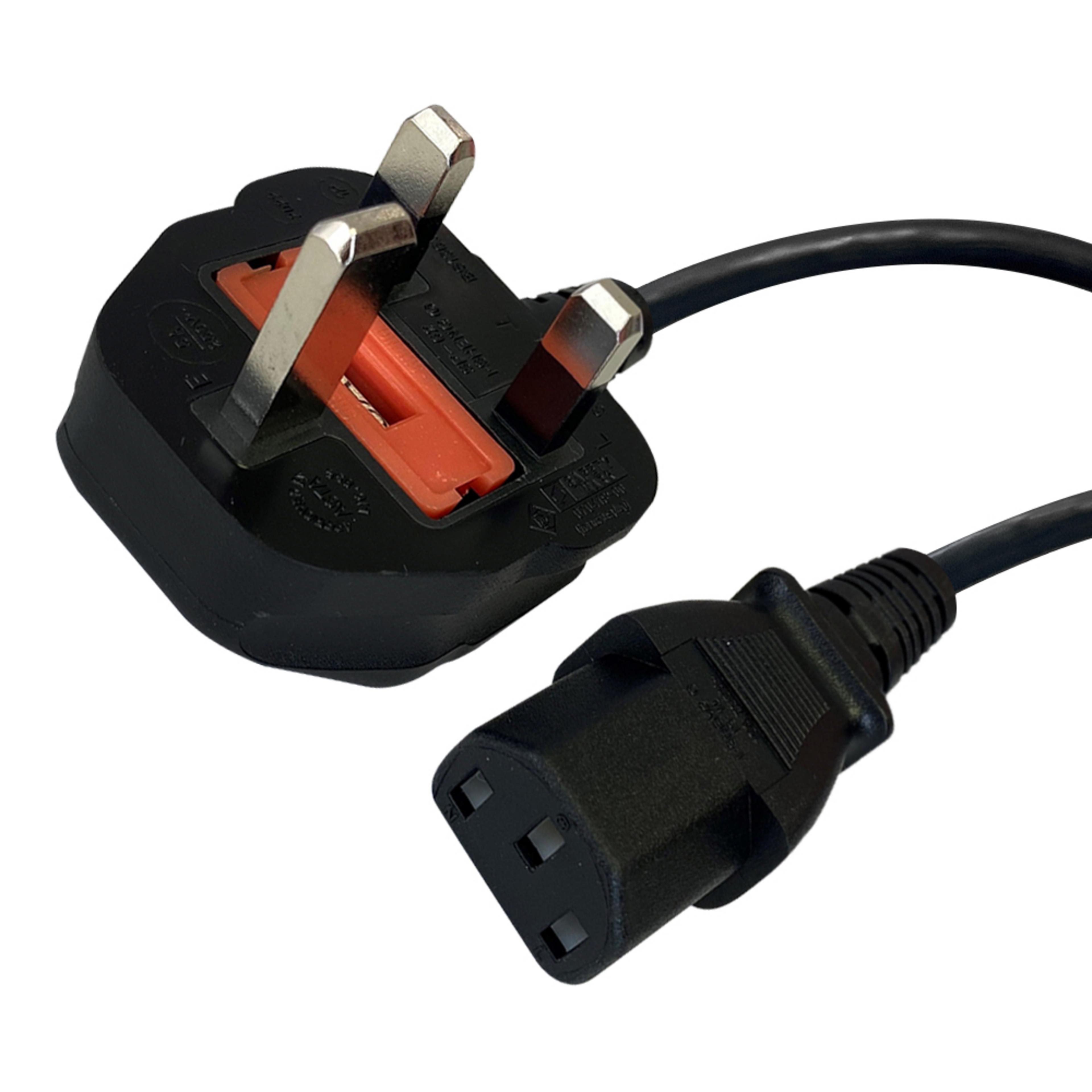 Videk 5m UK mains Plg - IEC Skt