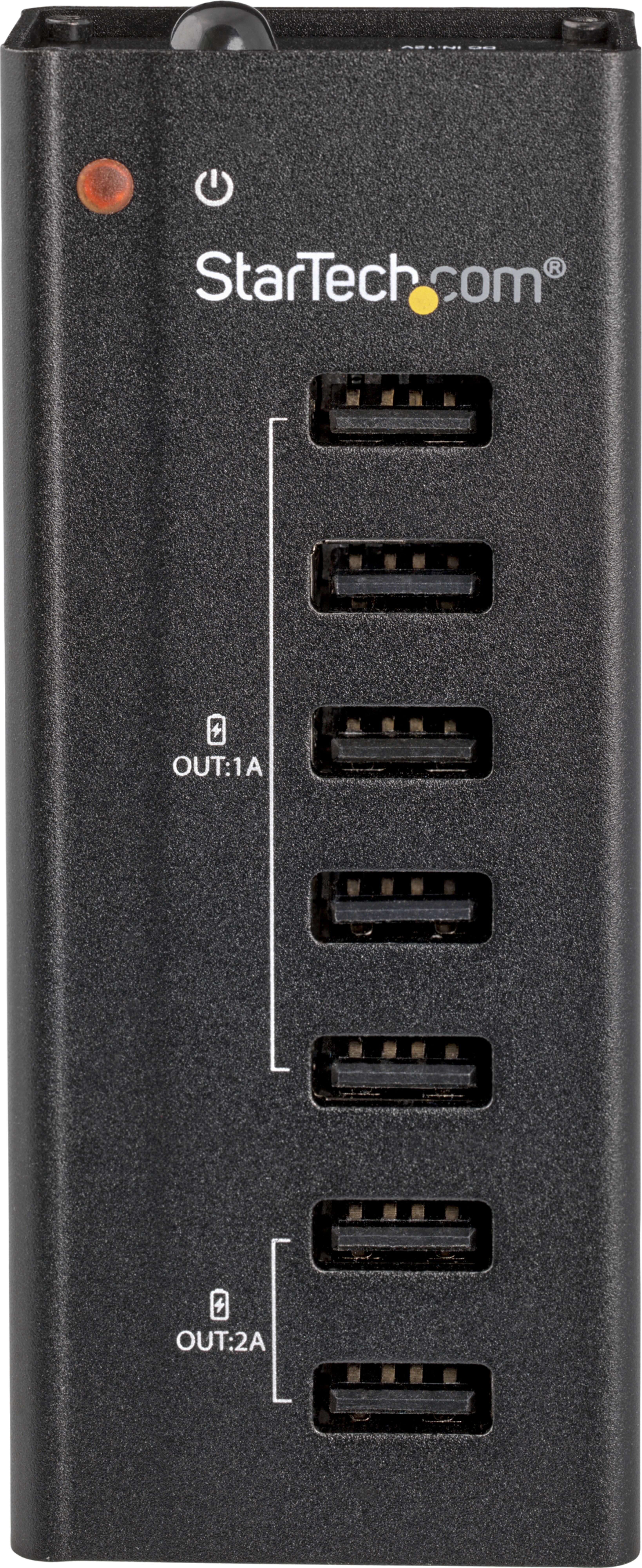 Stazione di ricarica USB 7 porte nera