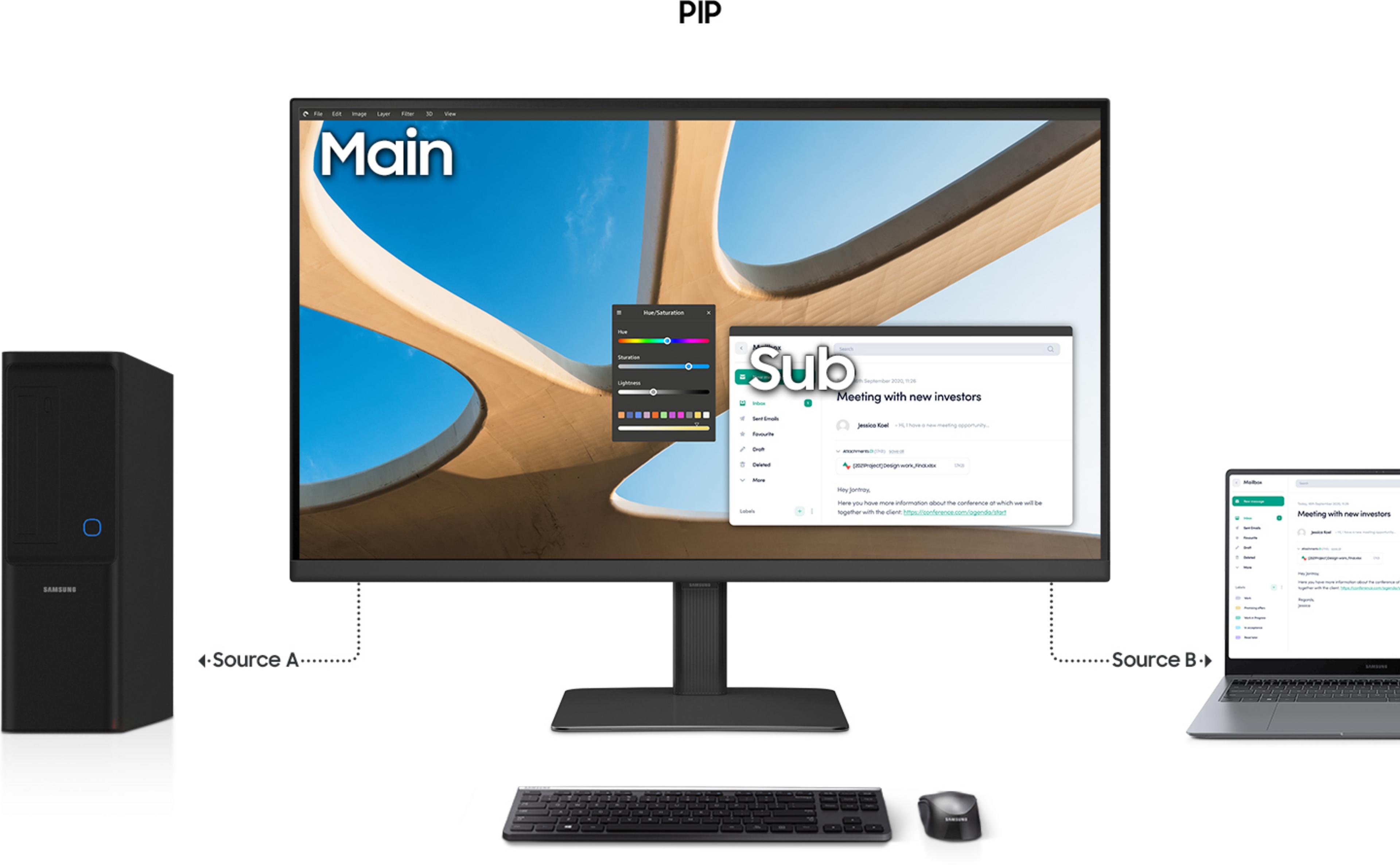 Samsung ViewFinity S27D600UAU Monitor